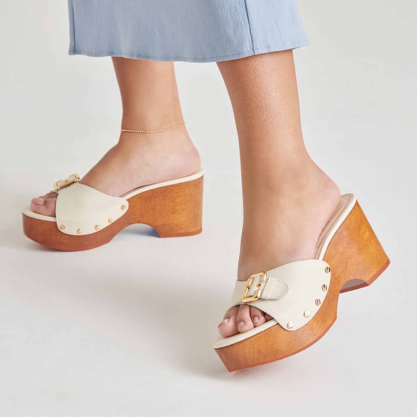 YALAH HEELS OFF WHITE LEATHER
 – Dolce Vita Dolce Vita Online