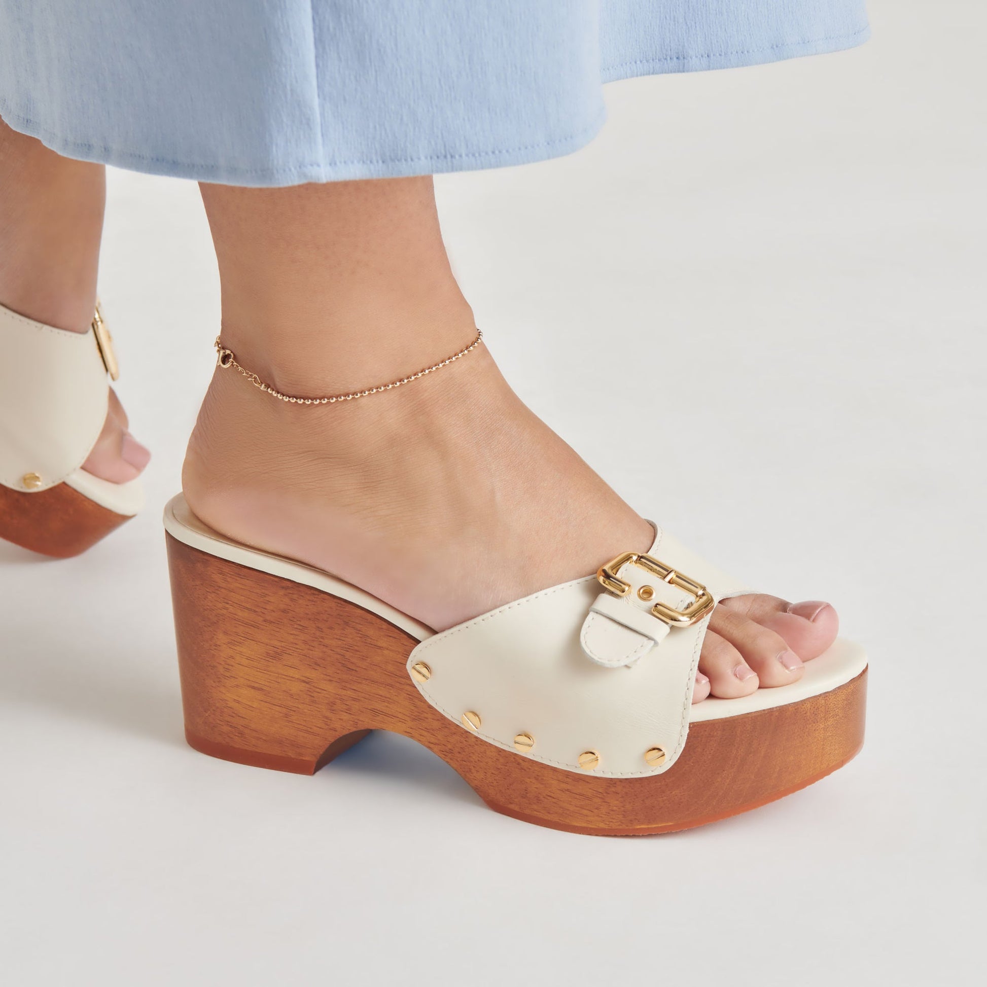 YALAH HEELS OFF WHITE LEATHER
 – Dolce Vita Dolce Vita Online