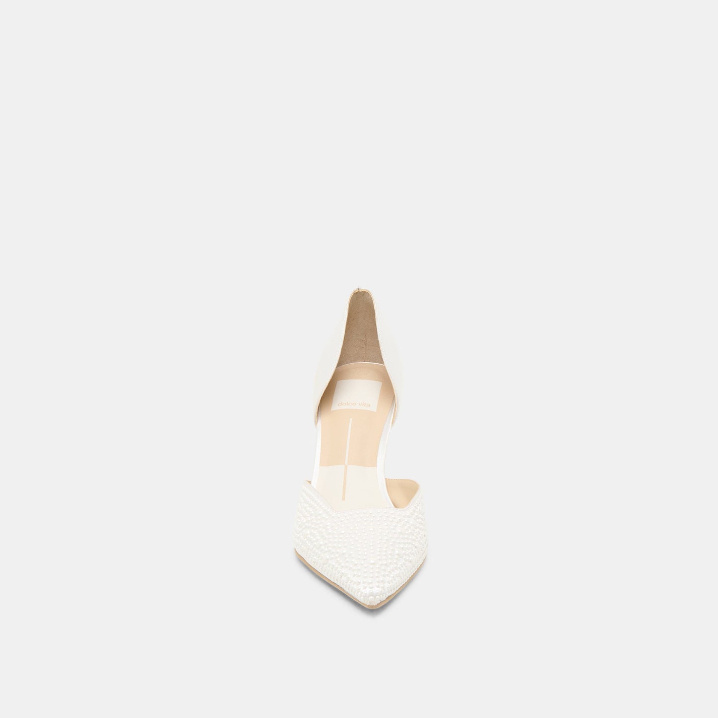 Eloy Pearl Off White Satin Heels Dolce Vita For sale
