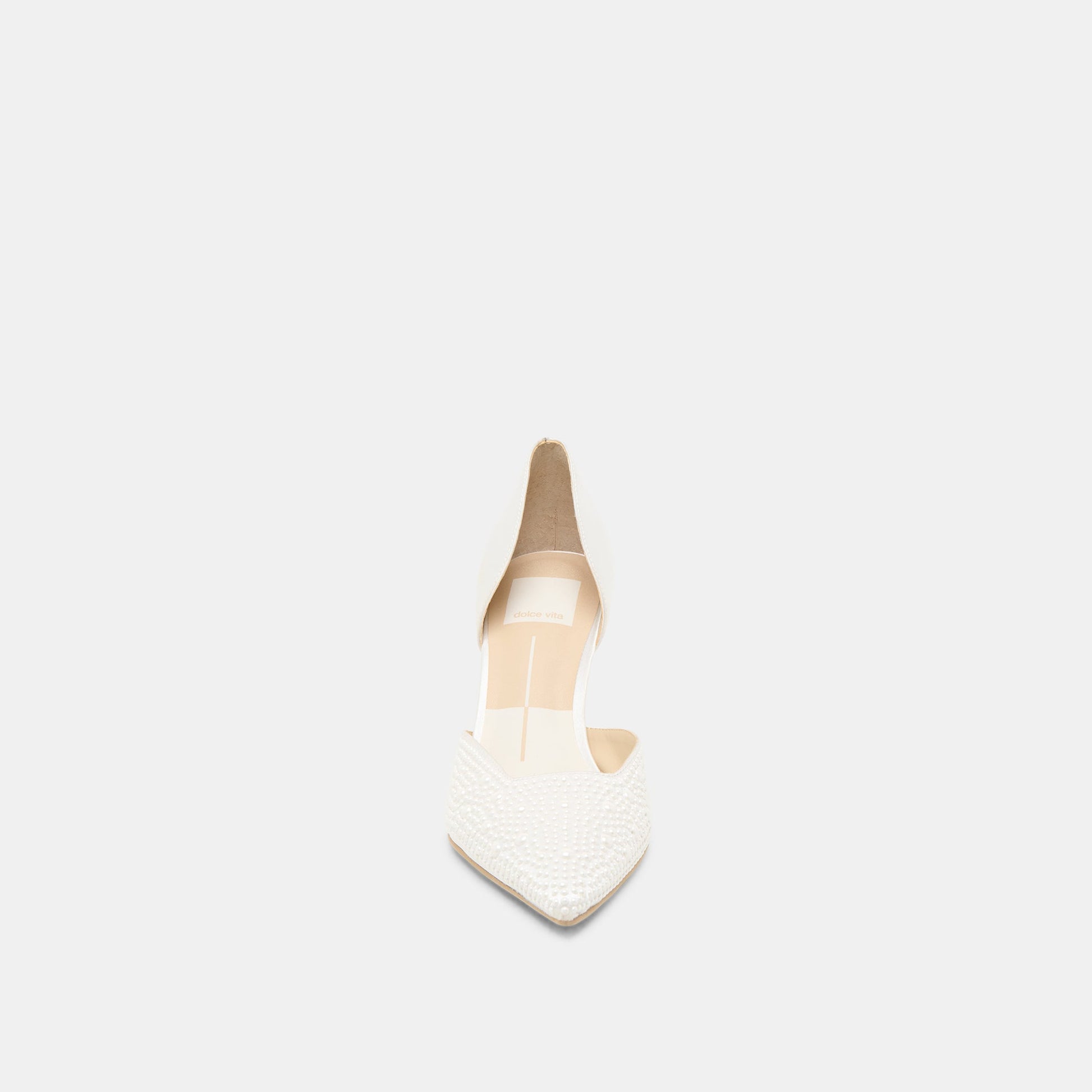 Eloy Pearl Off White Satin Heels Dolce Vita For sale