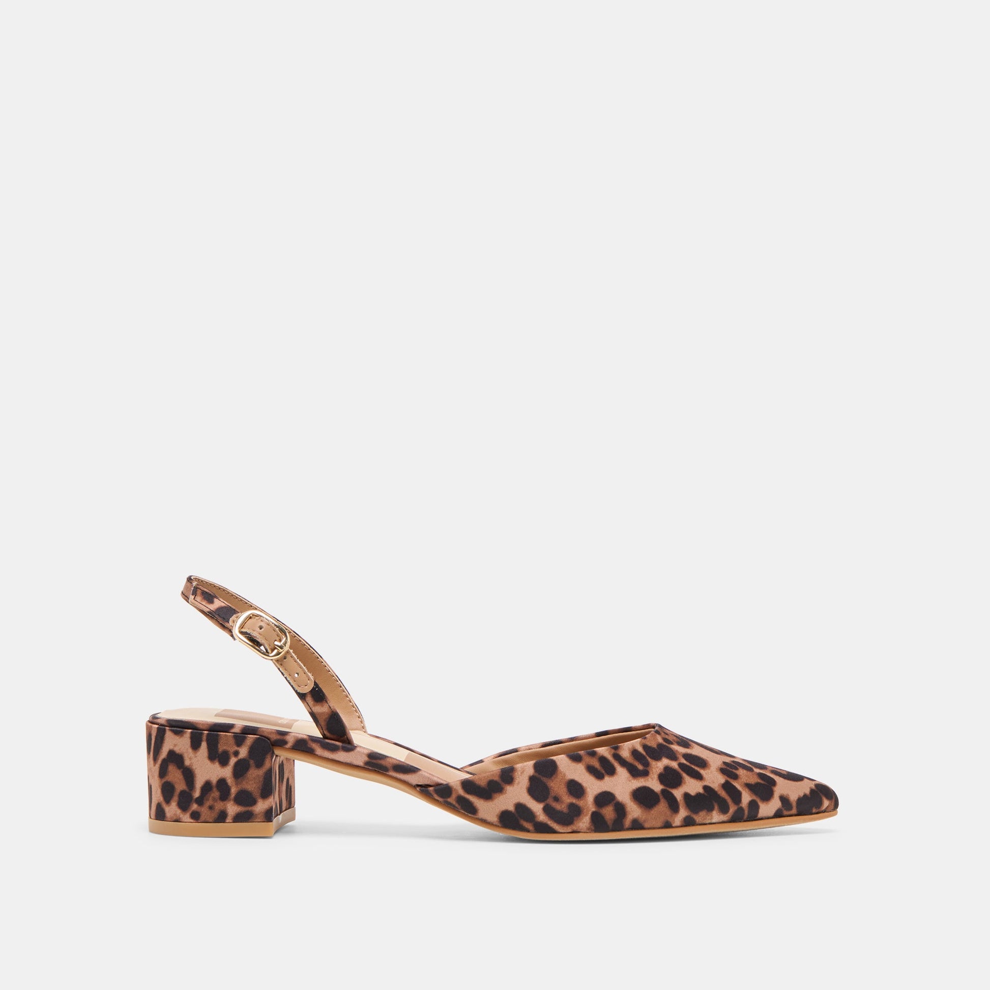 Carel Dk Leopard Satin Heels Dolce Vita us