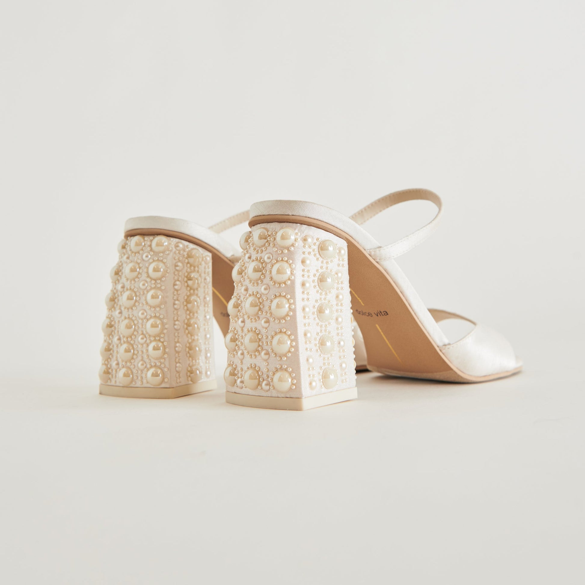JEMMY PEARL HEELS VANILLA SILK
 – Dolce Vita Dolce Vita Discount