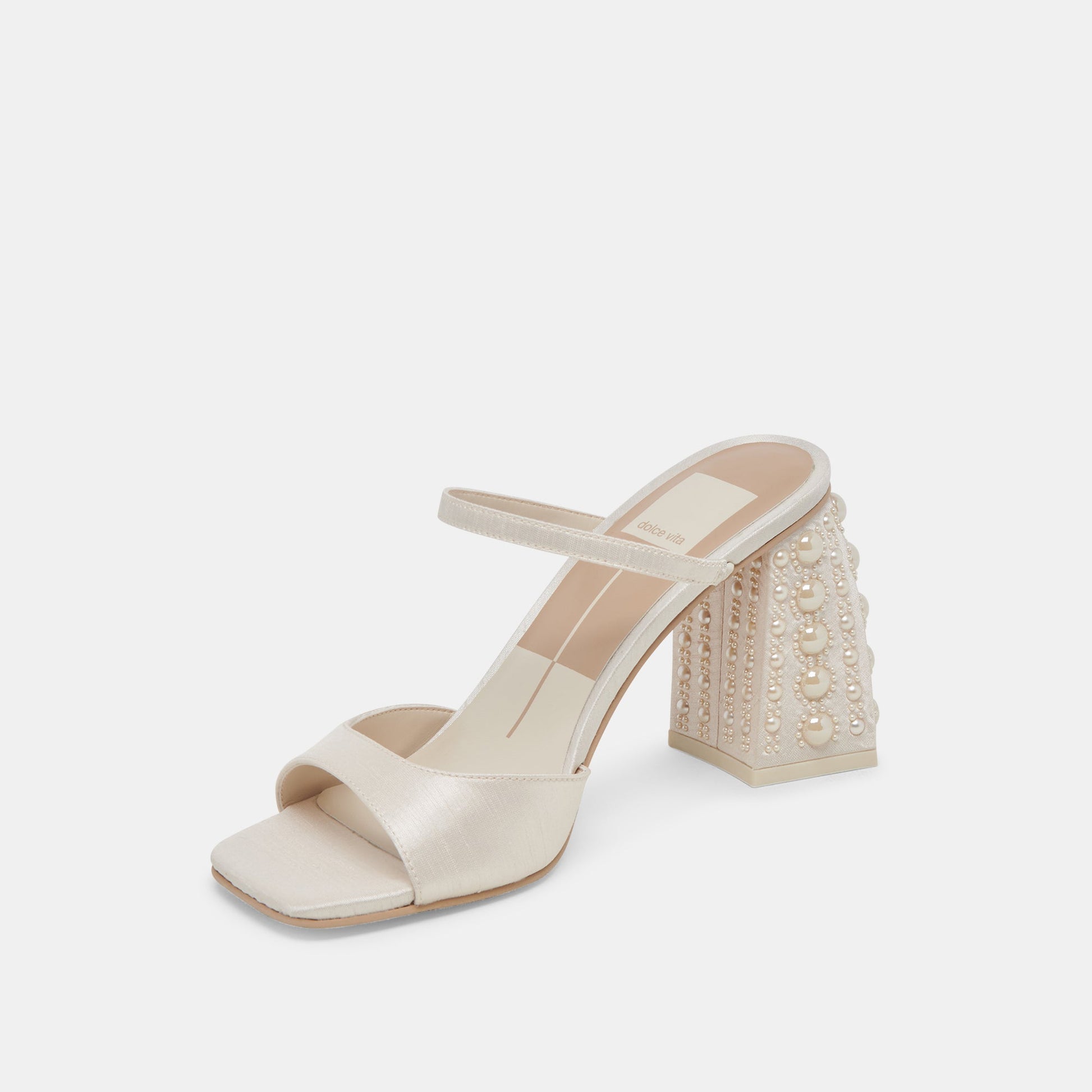 JEMMY PEARL HEELS VANILLA SILK
 – Dolce Vita Dolce Vita Discount