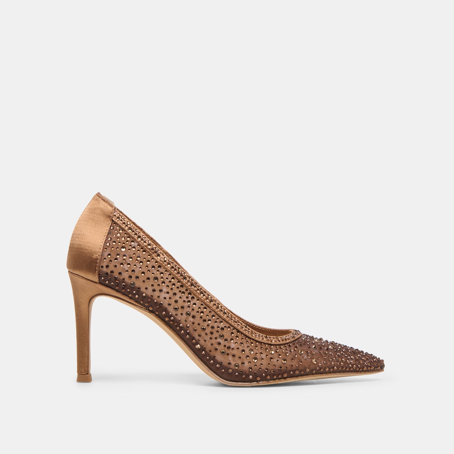 Kashe Crystal Mid Brown Mesh Heels Dolce Vita Online