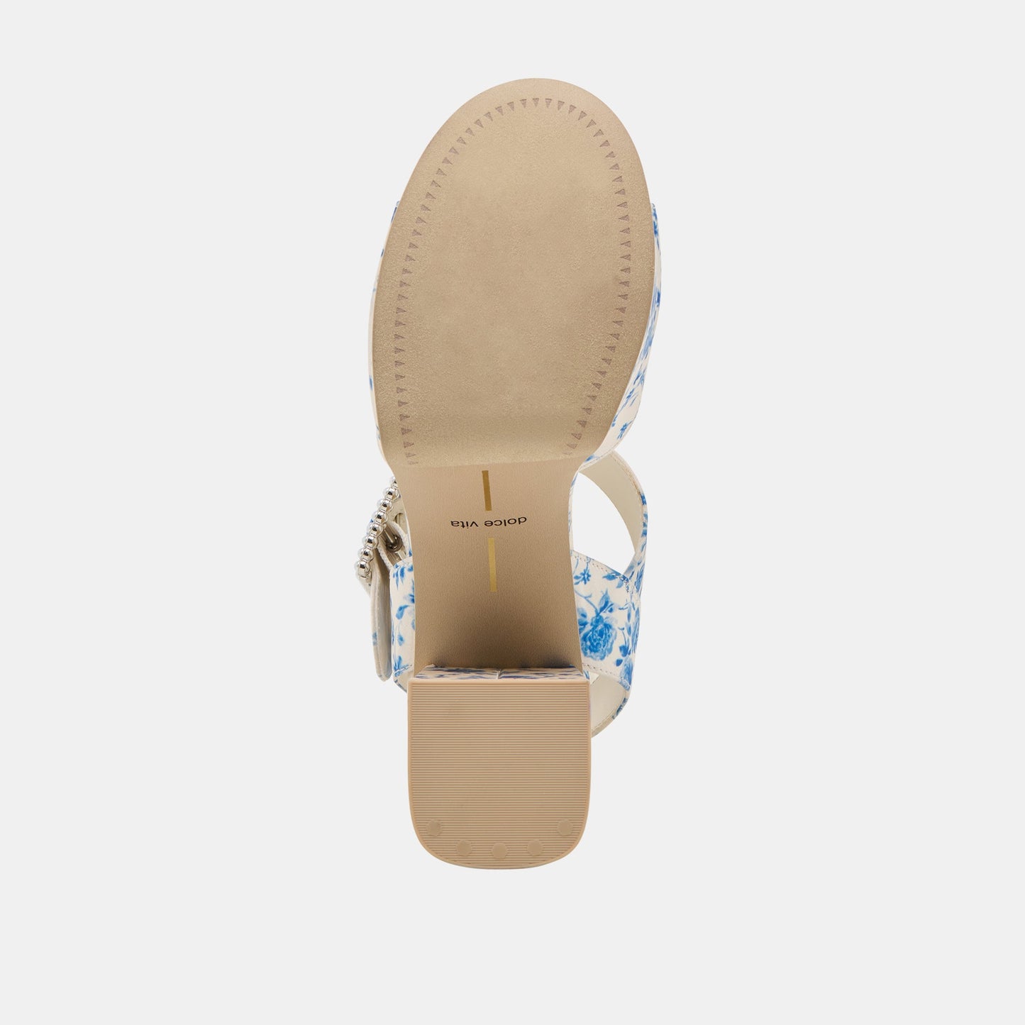 Bobby Pearl Blue Floral Satin Heels Dolce Vita For sale