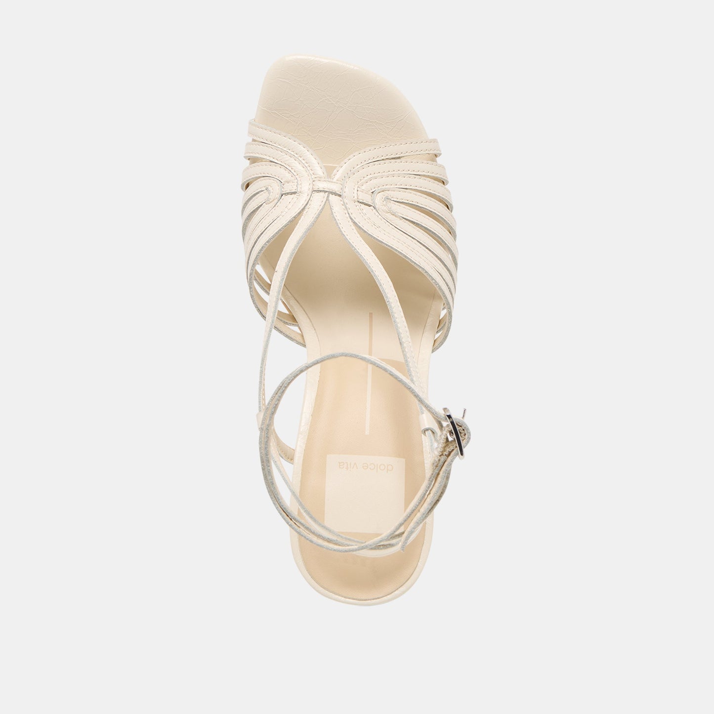 Nivana Off White Crinkle Patent Heels Dolce Vita us