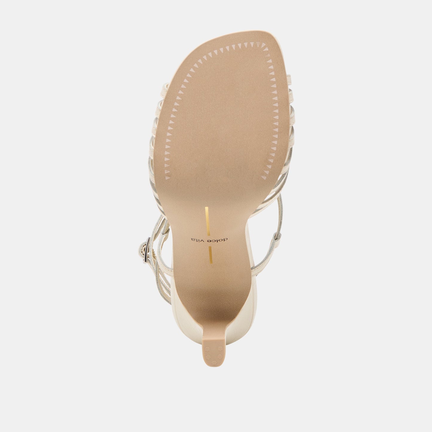 Nivana Off White Crinkle Patent Heels Dolce Vita us