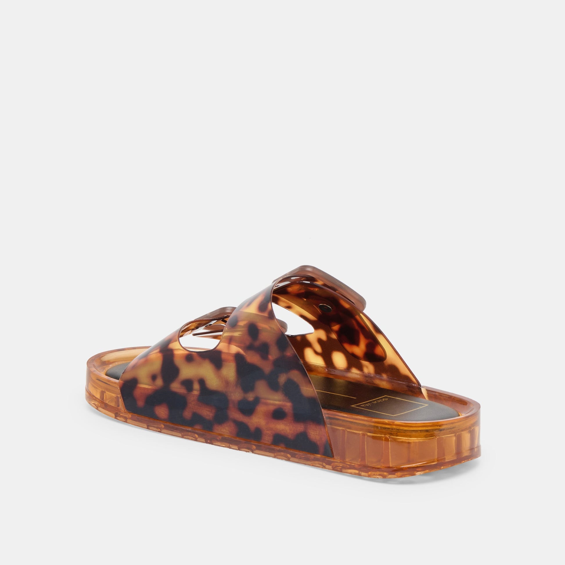 Julio Tortoise Vinyl Sandals Dolce Vita New