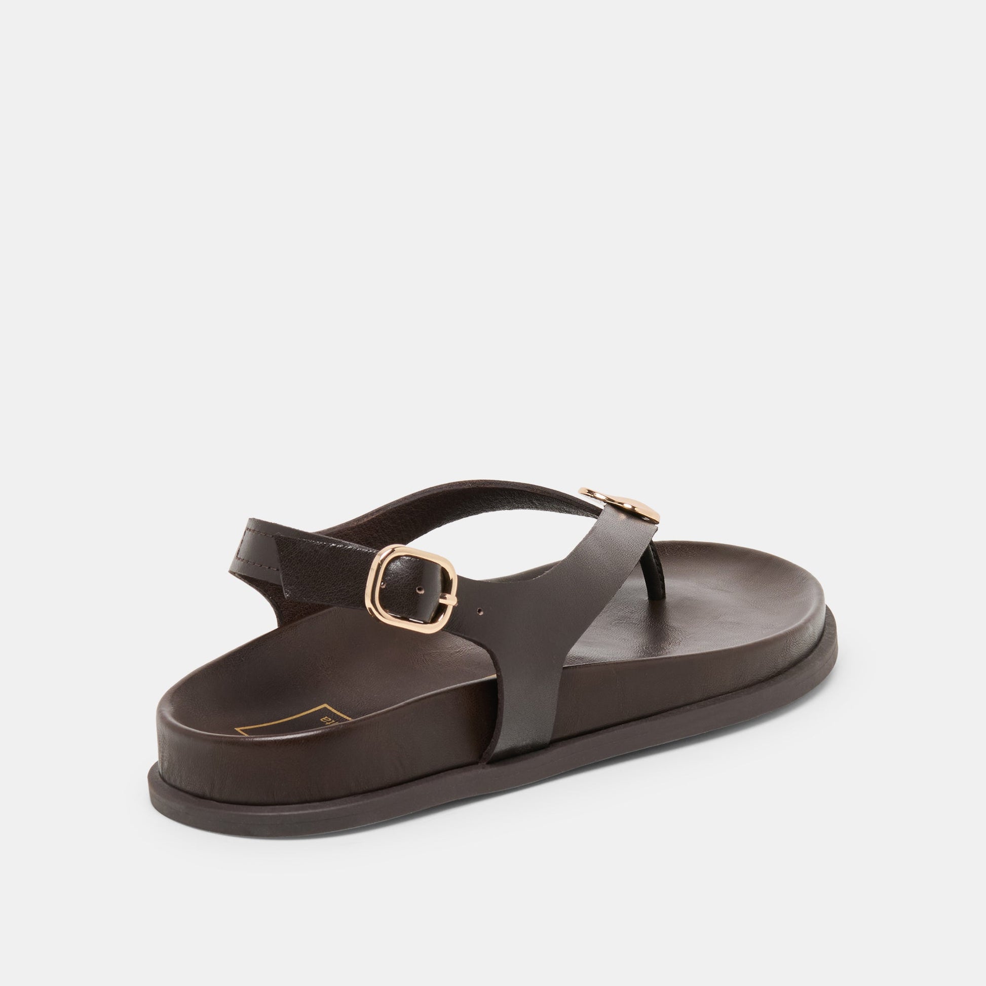 Jony Dk Brown Leather Sandals Dolce Vita Online
