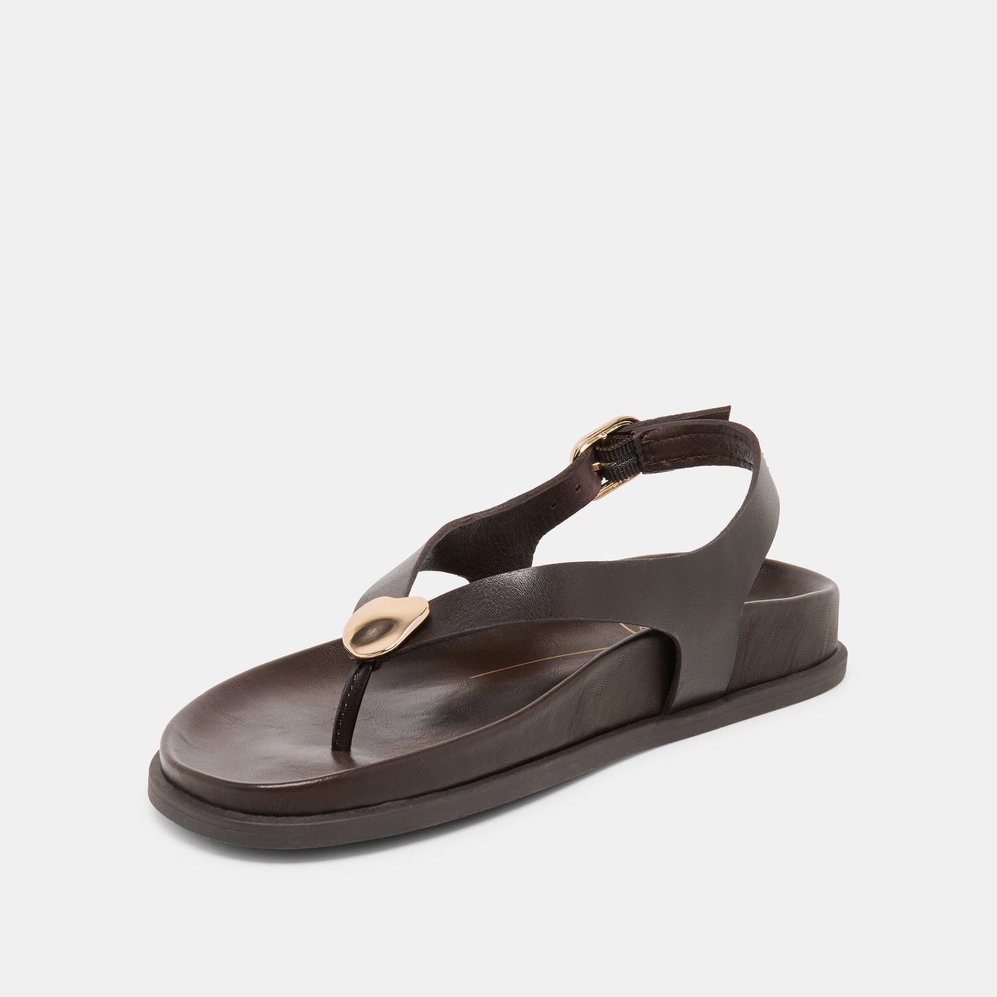 Jony Dk Brown Leather Sandals Dolce Vita Online