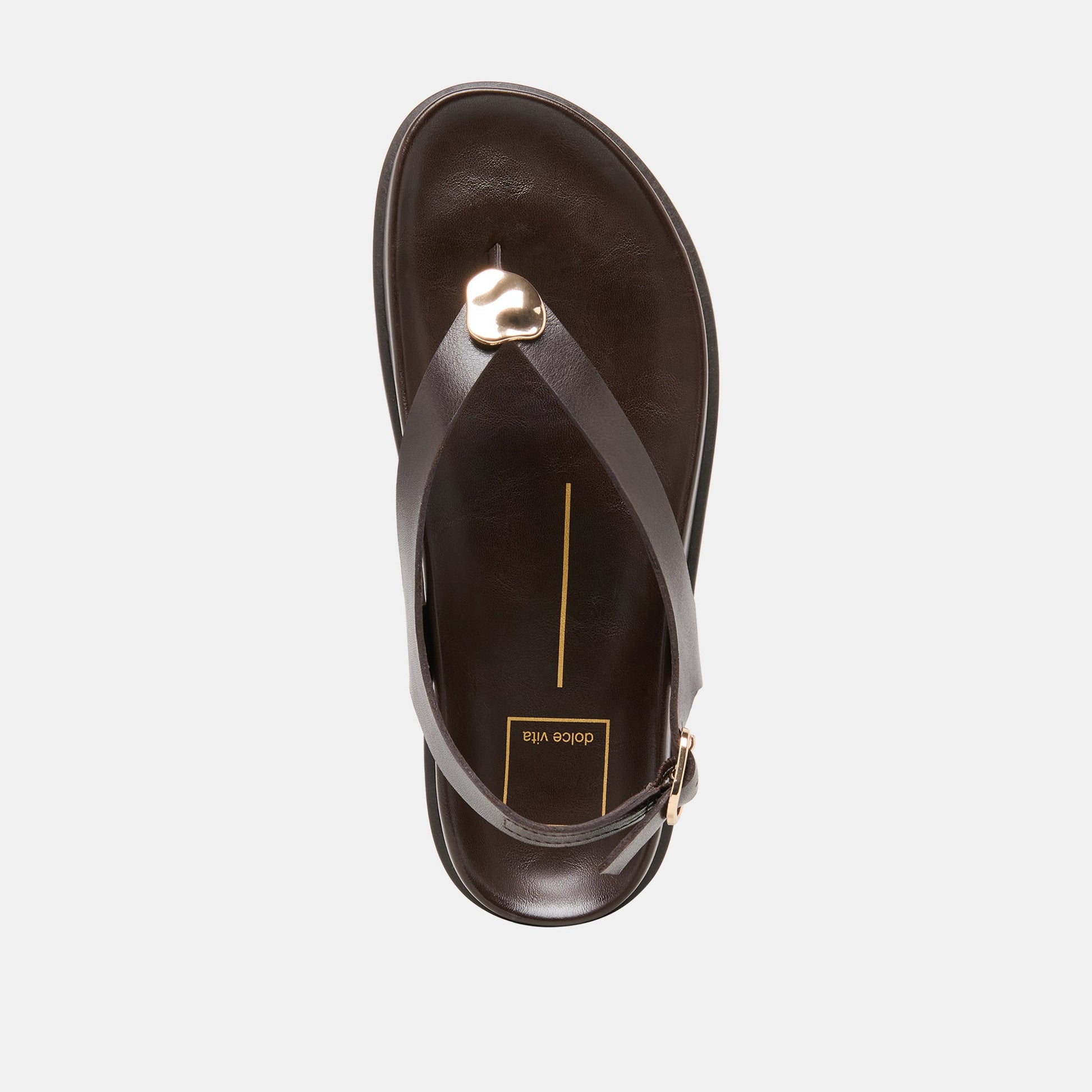 Jony Dk Brown Leather Sandals Dolce Vita Online