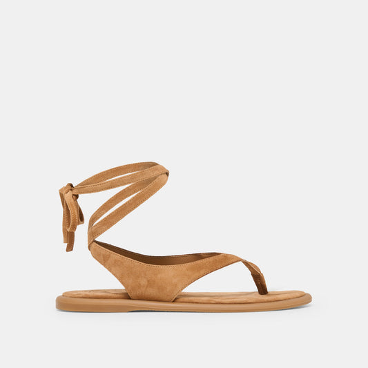 Jayden Teak Suede Sandals Dolce Vita Sale