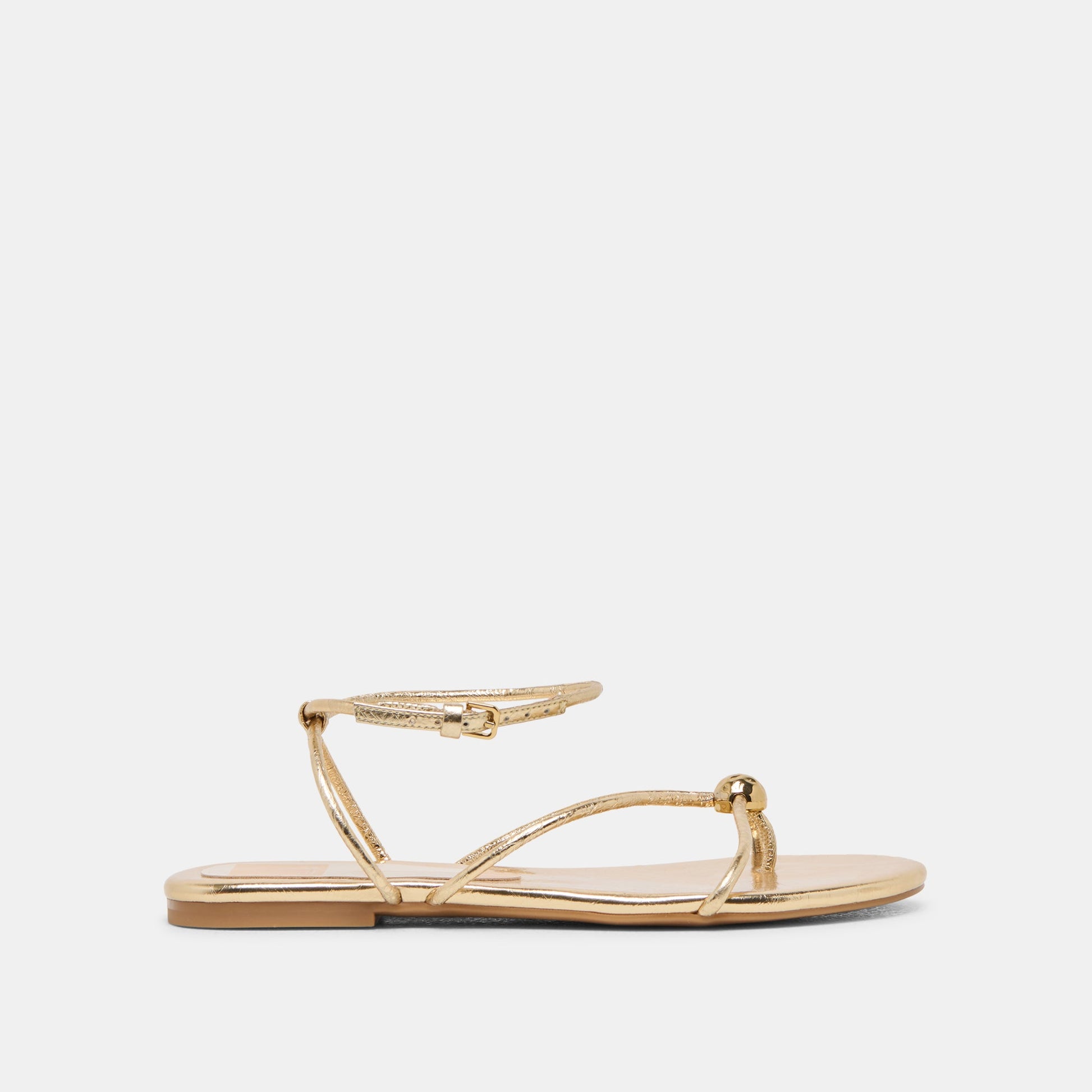 Kenley Gold Leather Sandals Dolce Vita Outlet