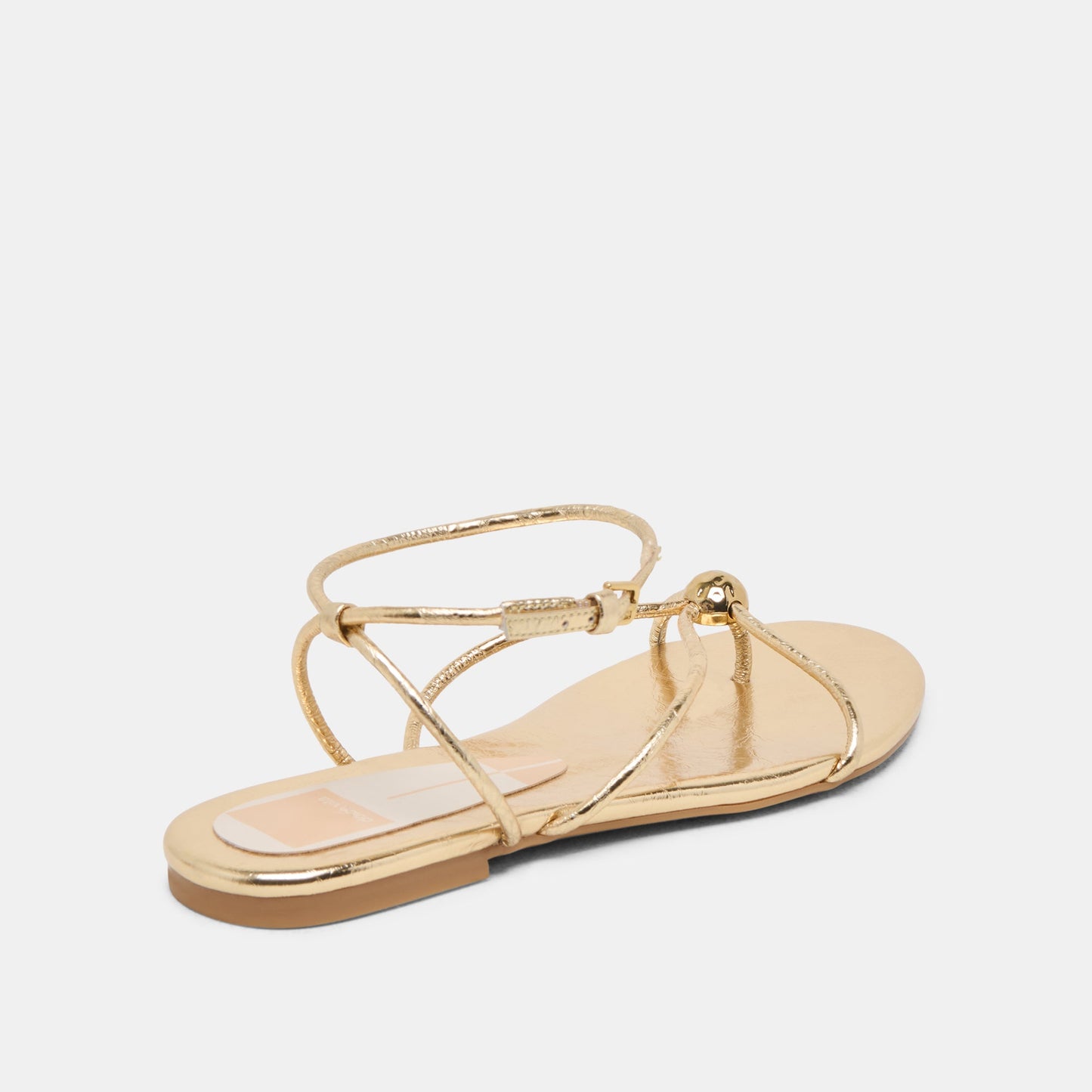 Kenley Gold Leather Sandals Dolce Vita Outlet