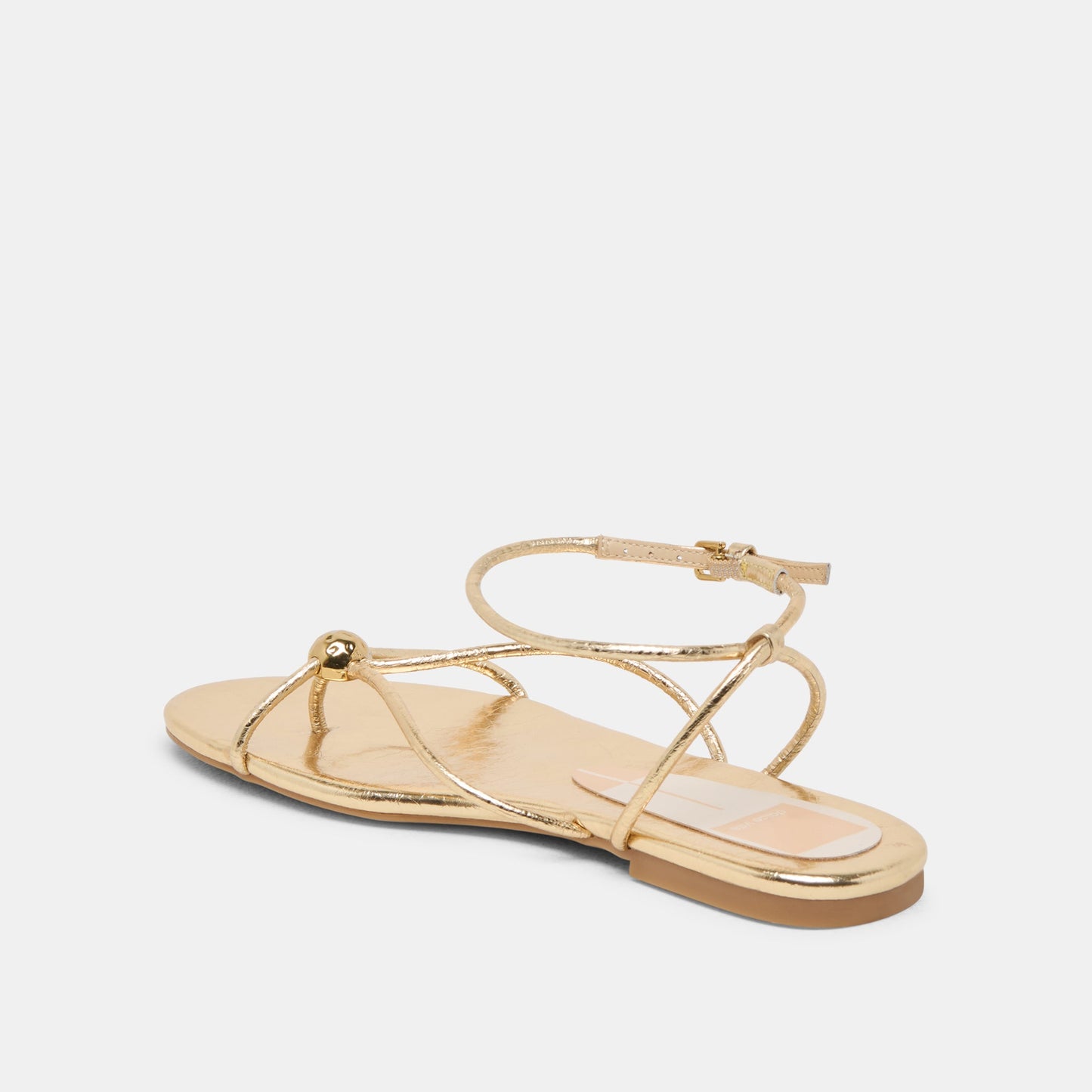 Kenley Gold Leather Sandals Dolce Vita Outlet