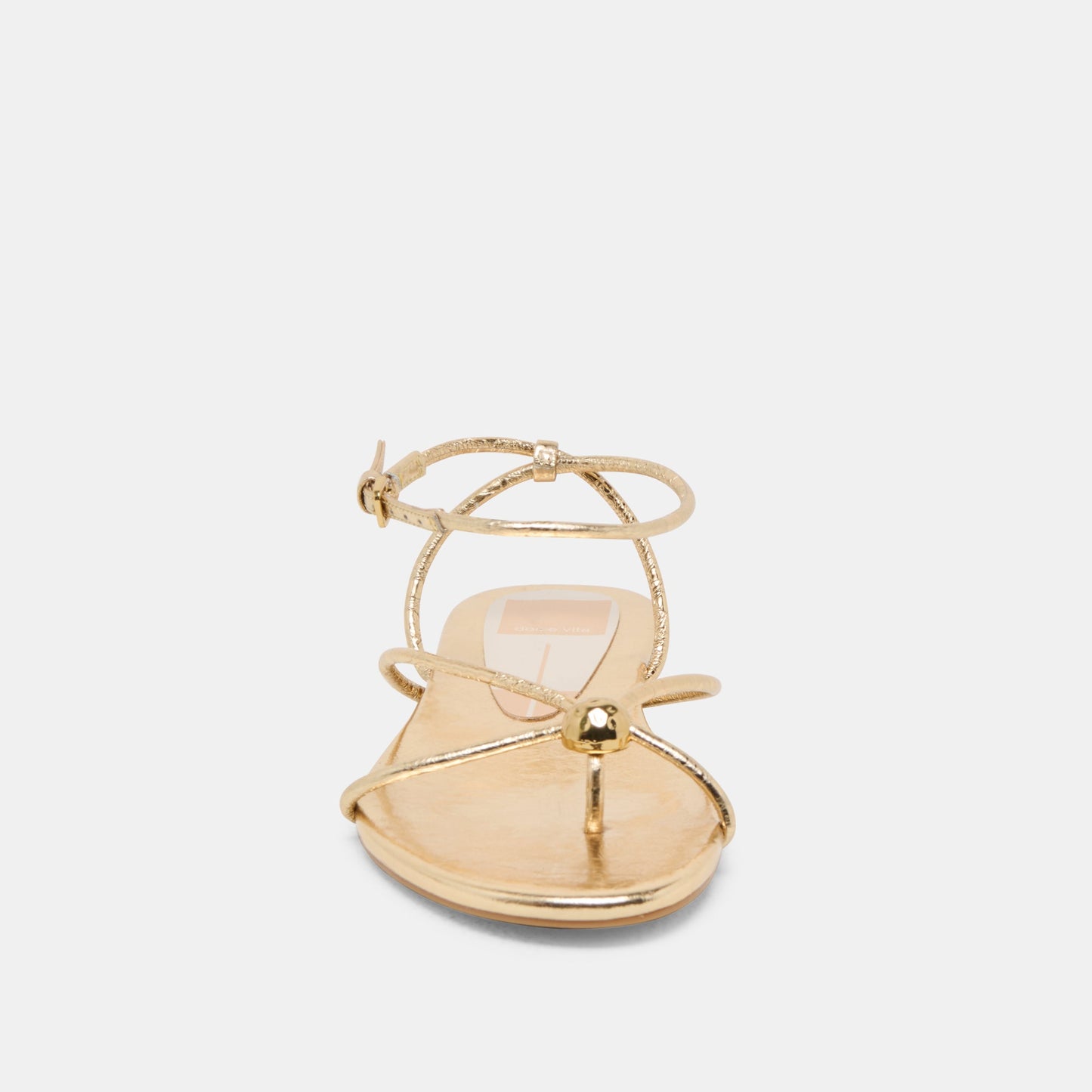 Kenley Gold Leather Sandals Dolce Vita Outlet