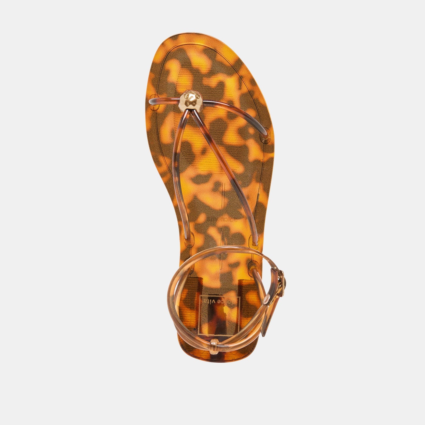 Kenley Vinyl Tortoise Jelly Sandals Dolce Vita For sale