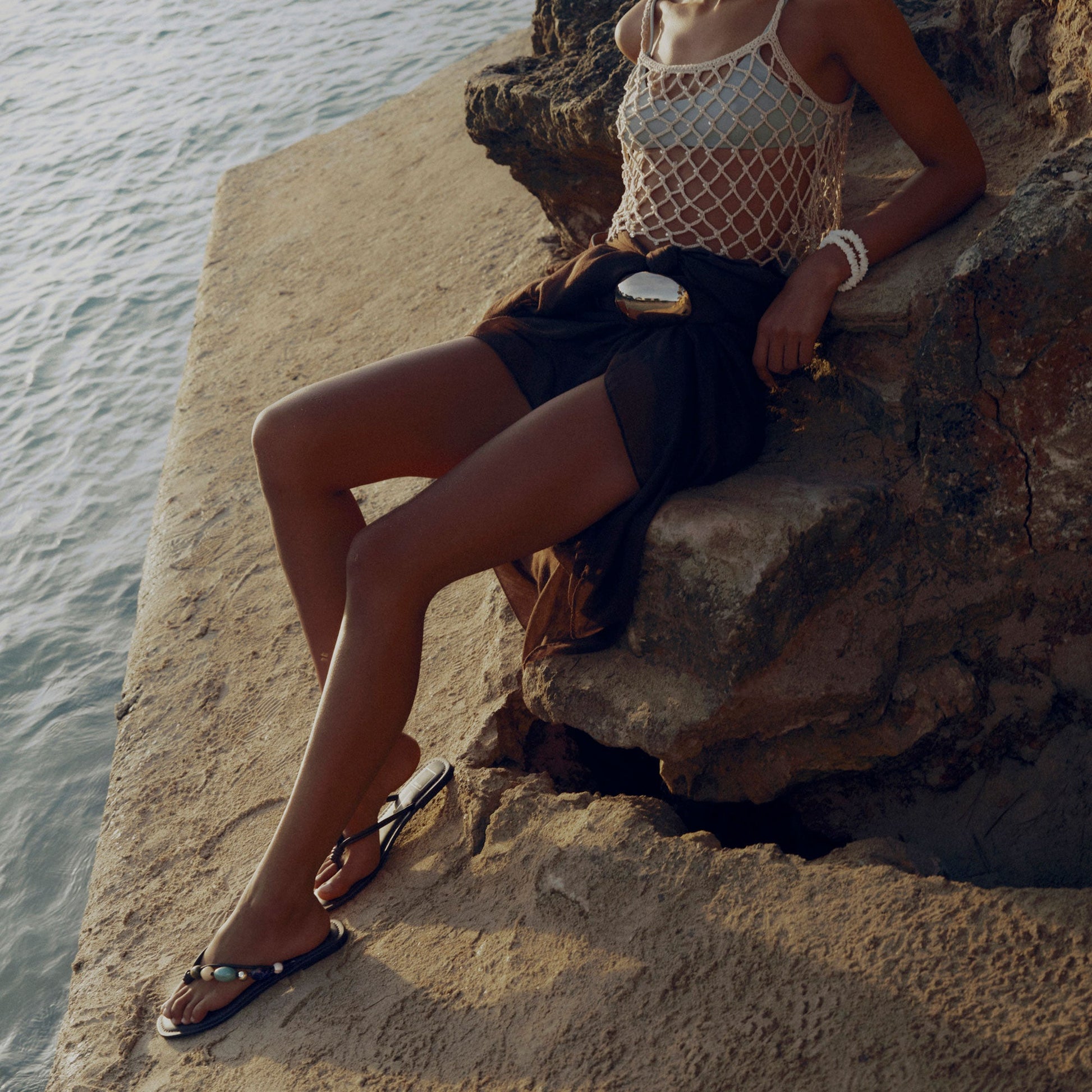 Cely Dk Brown Leather Sandals Dolce Vita us