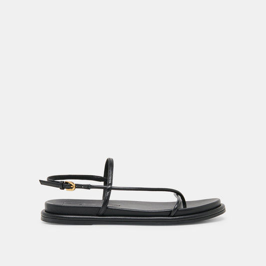 Dom Black Leather Sandals Dolce Vita Sale
