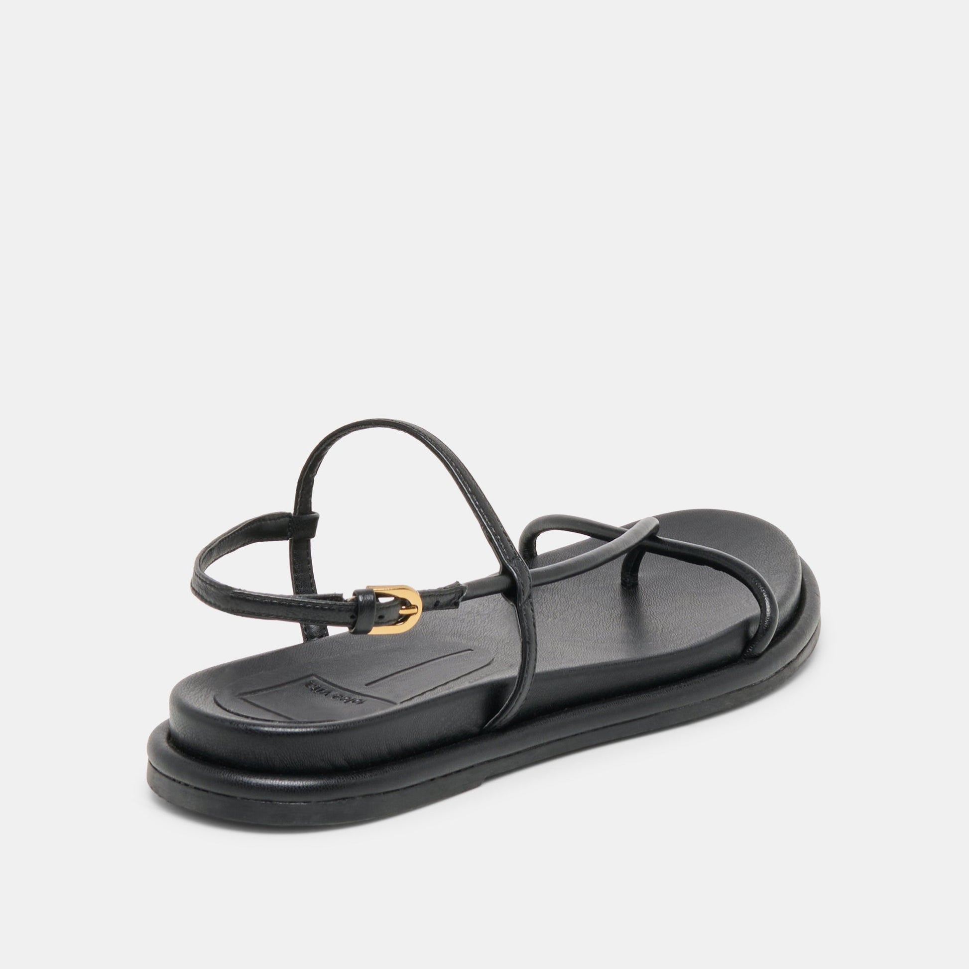 Dom Black Leather Sandals Dolce Vita Sale