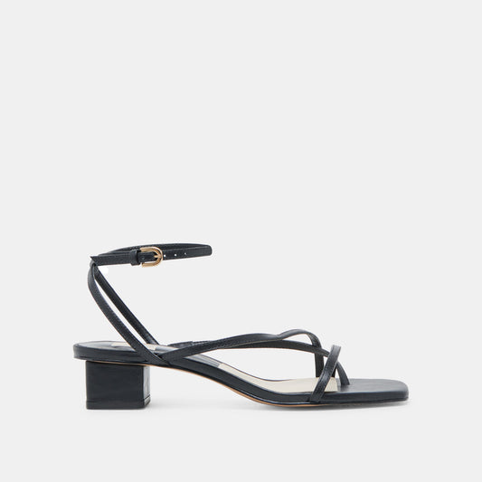 KARLOS SANDALS BLACK LEATHER
 – Dolce Vita Dolce Vita Outlet