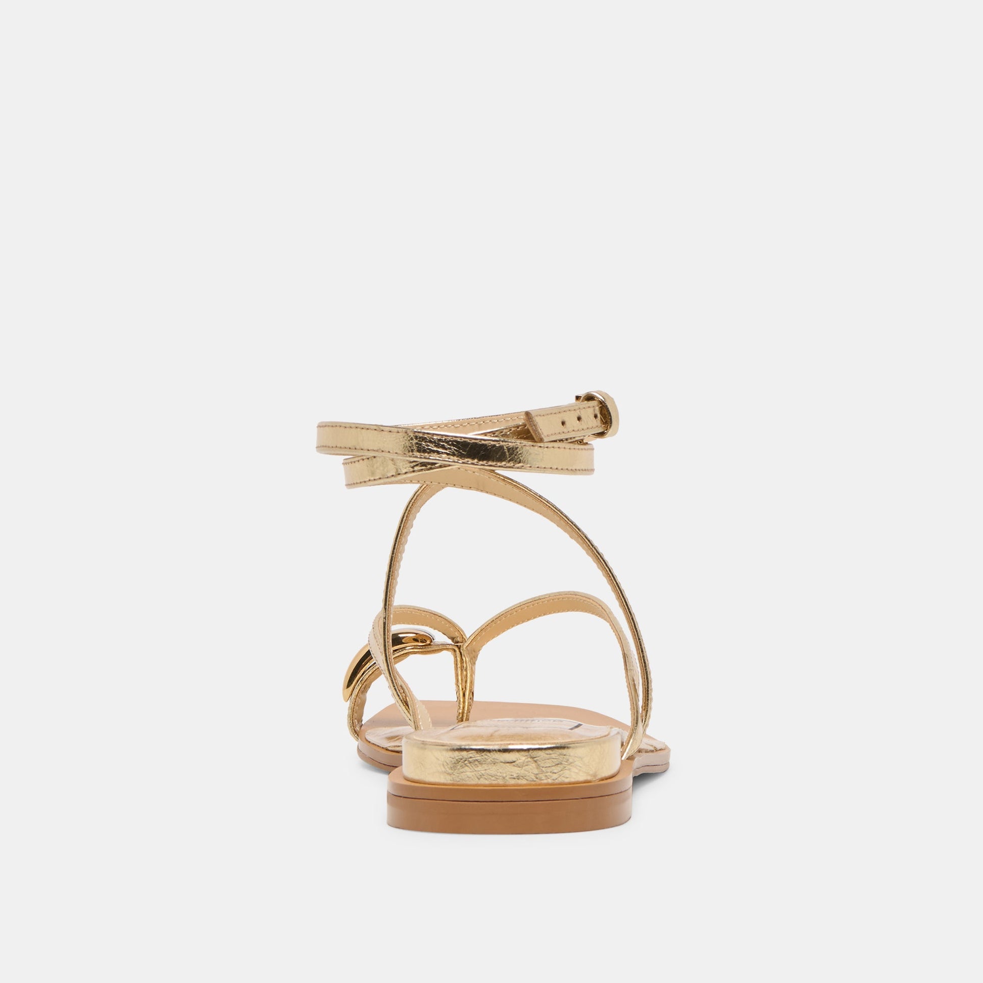 Tyrice Gold Leather Sandals Dolce Vita For sale