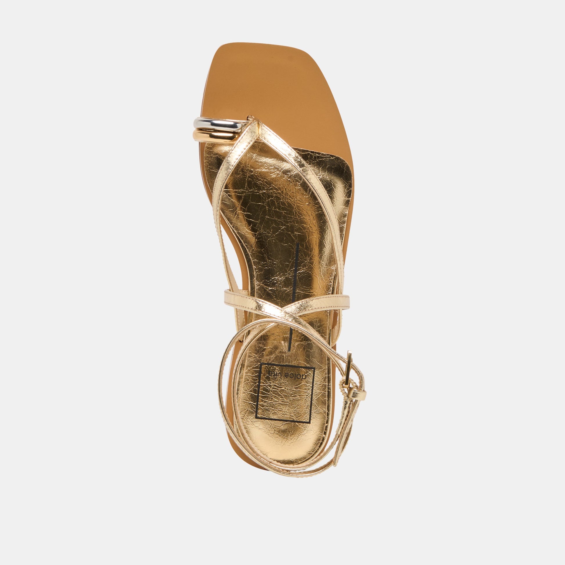 Tyrice Gold Leather Sandals Dolce Vita For sale