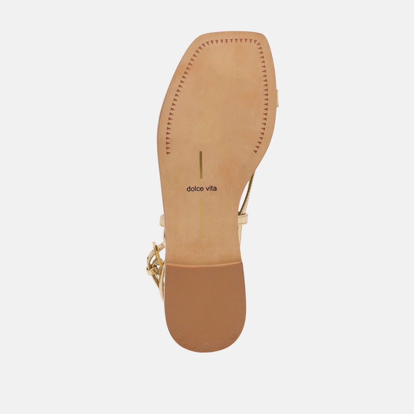 Tyrice Gold Leather Sandals Dolce Vita For sale