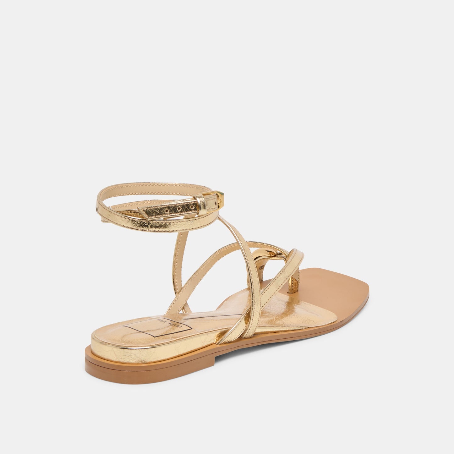 Tyrice Gold Leather Sandals Dolce Vita For sale