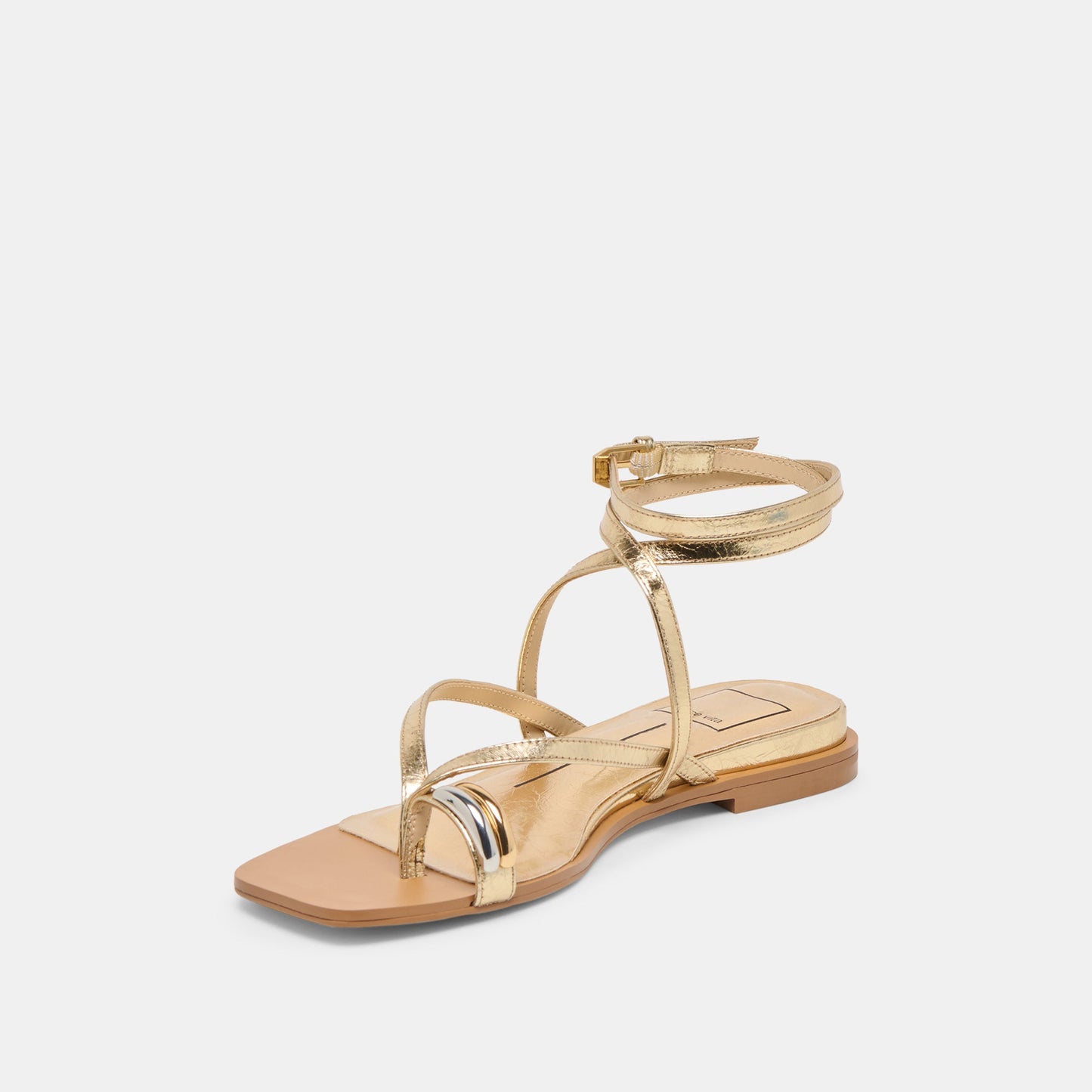 Tyrice Gold Leather Sandals Dolce Vita For sale
