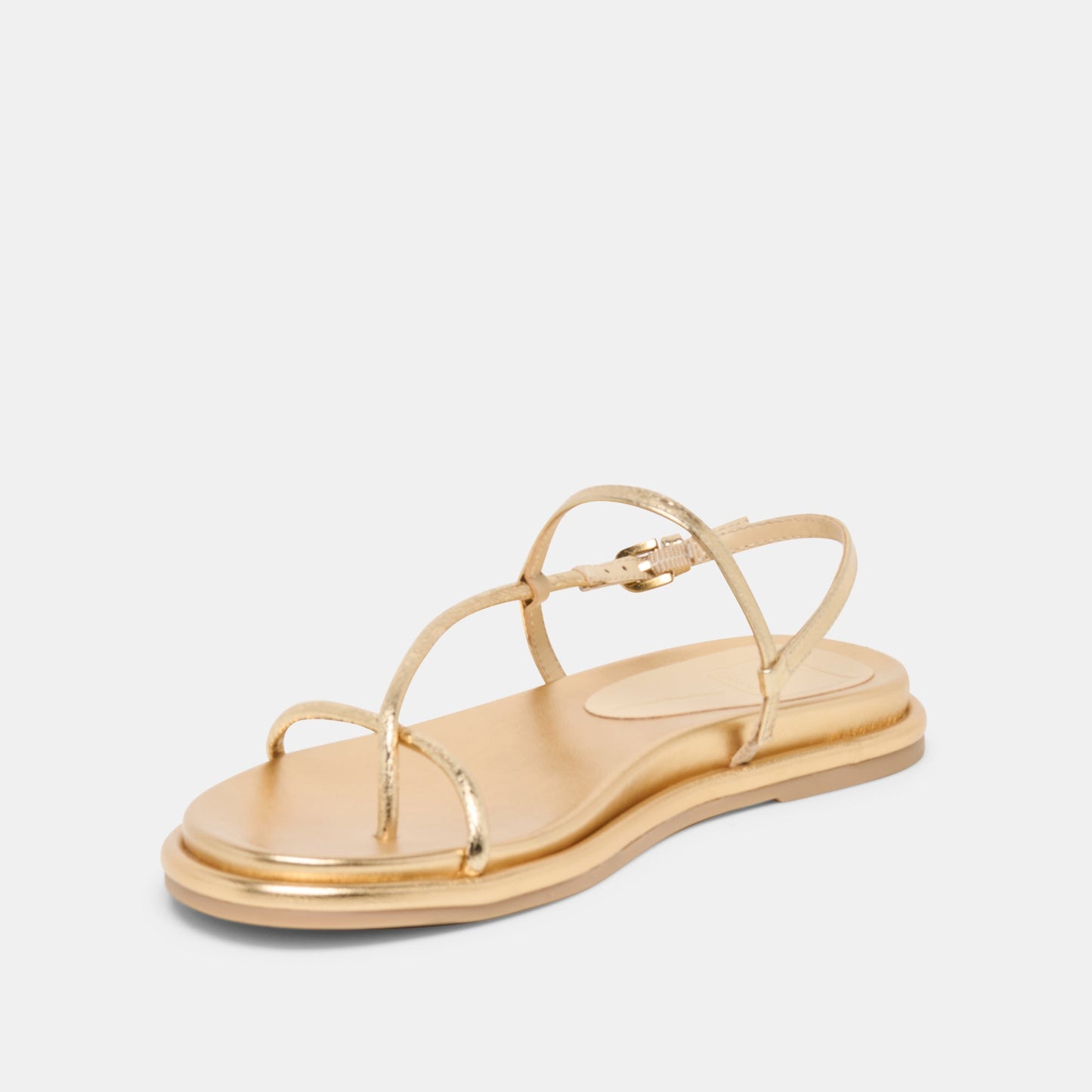 Dom Gold Distressed Leather Sandals Dolce Vita us