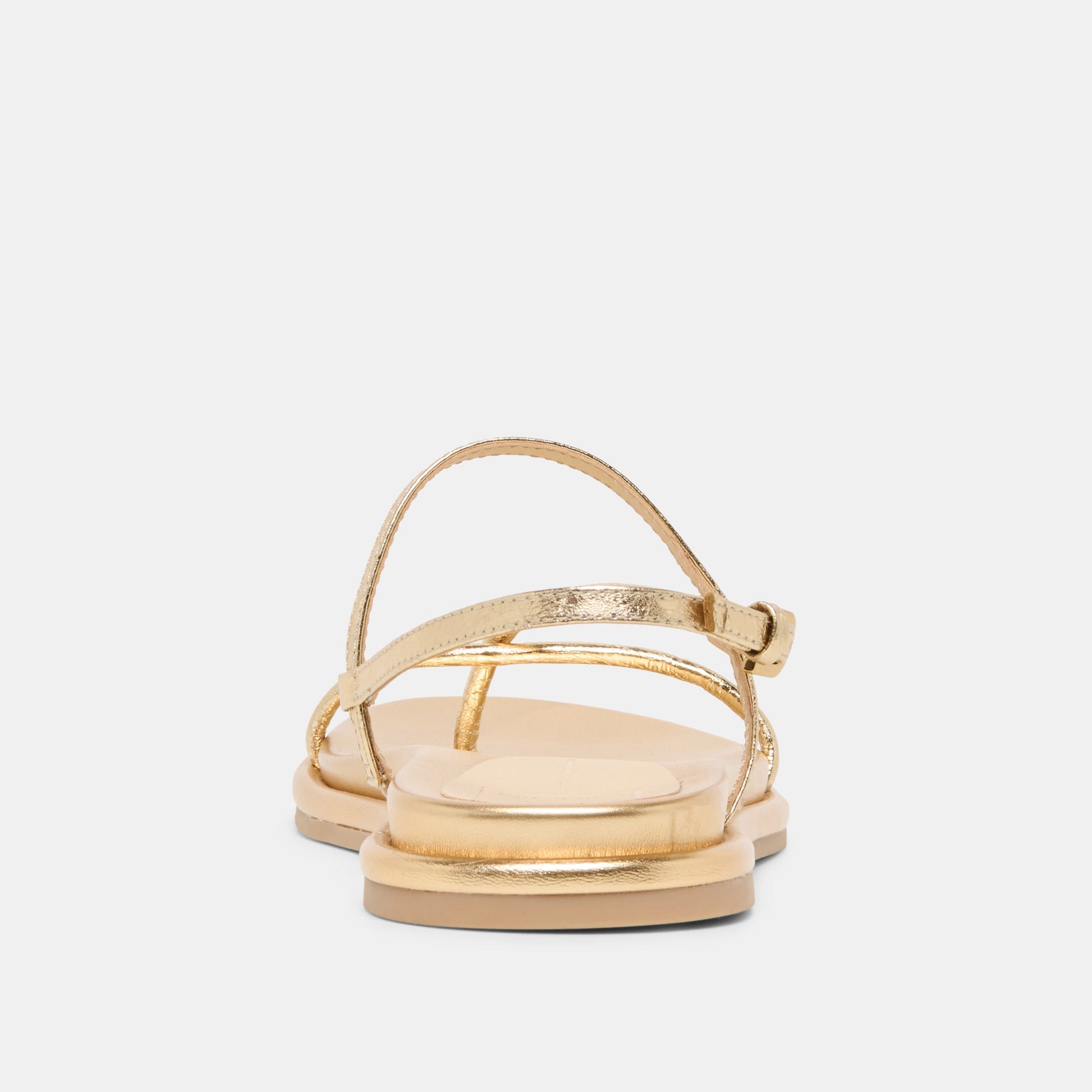 Dom Gold Distressed Leather Sandals Dolce Vita us