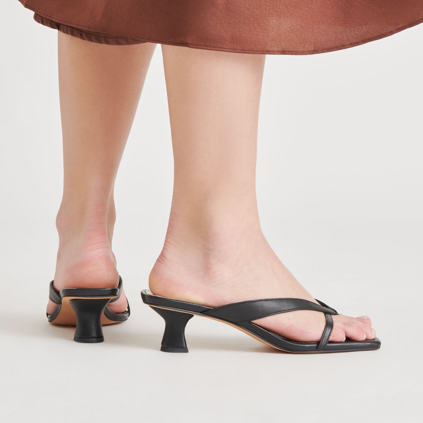 BREVEL HEELS ONYX LEATHER
 – Dolce Vita Dolce Vita New