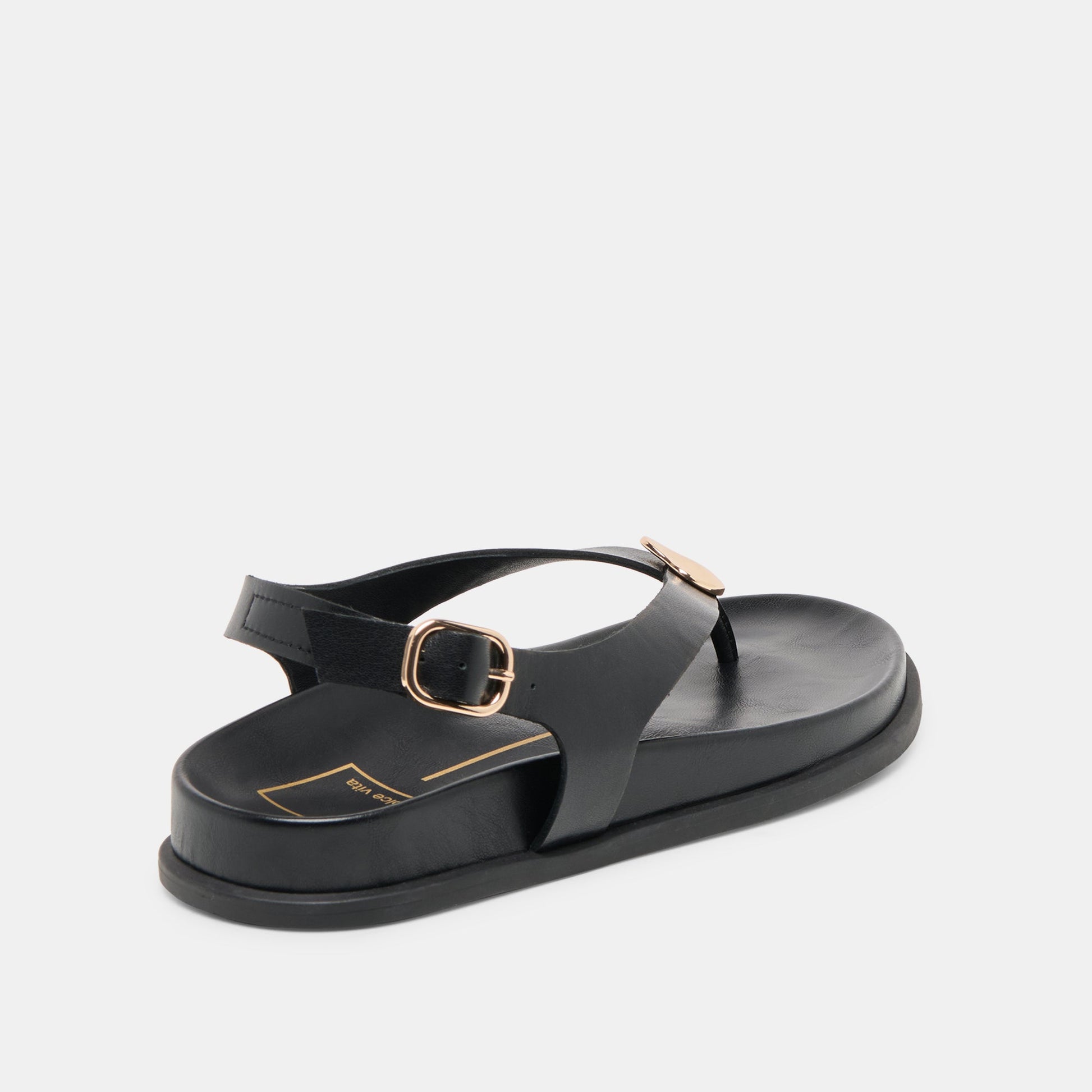 Jony Black Leather Sandals Dolce Vita Discount