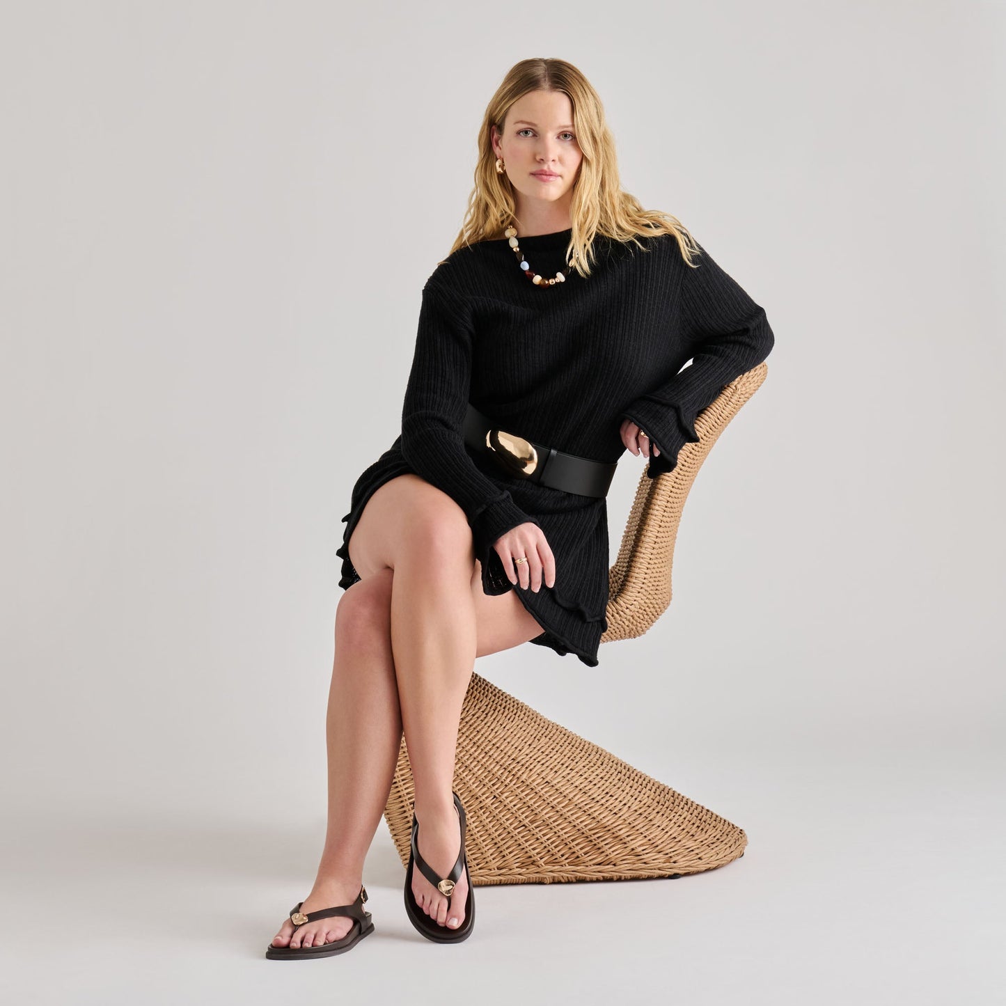 Jony Black Leather Sandals Dolce Vita Discount