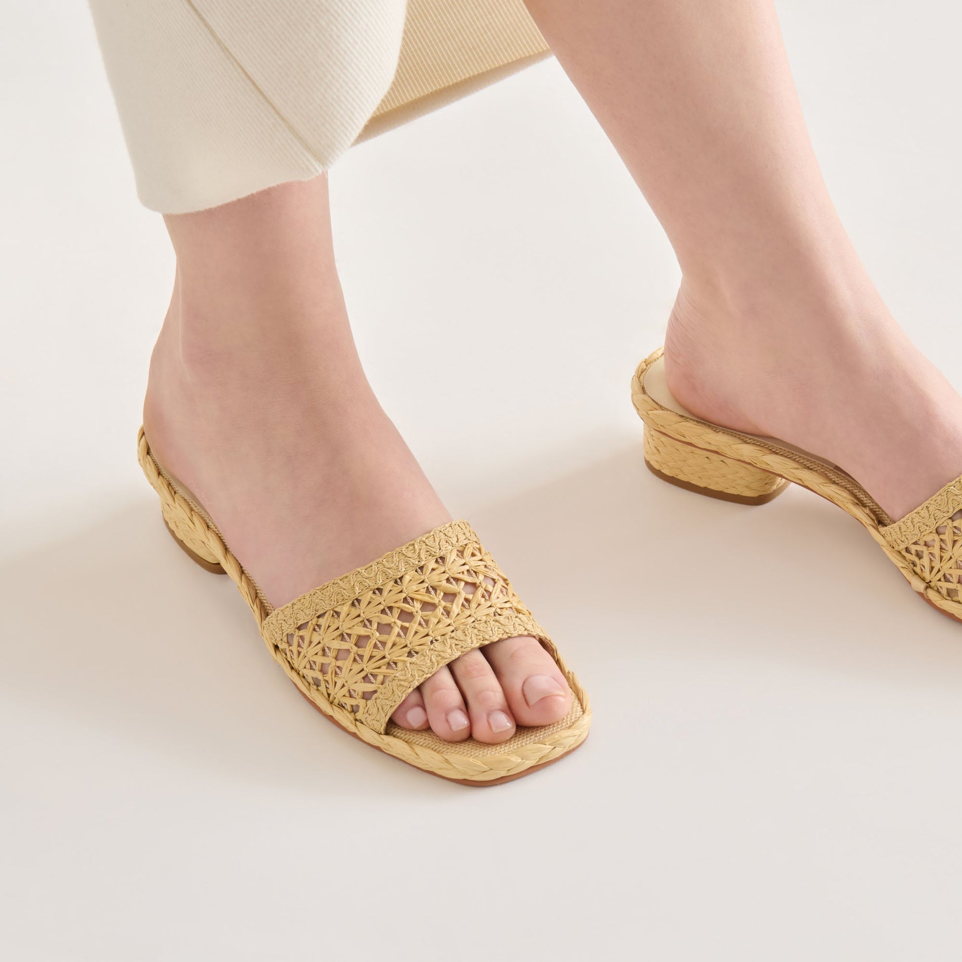 Dixi Lt Natural Cross Hatch Raffia Sandals Dolce Vita Online