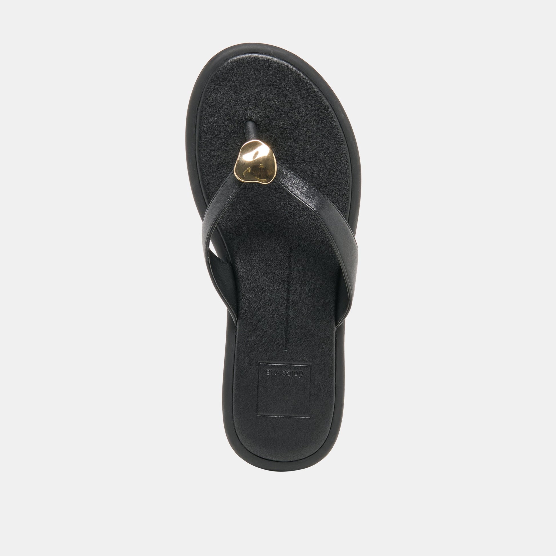 Jaina Black Leather Sandals Dolce Vita On sale