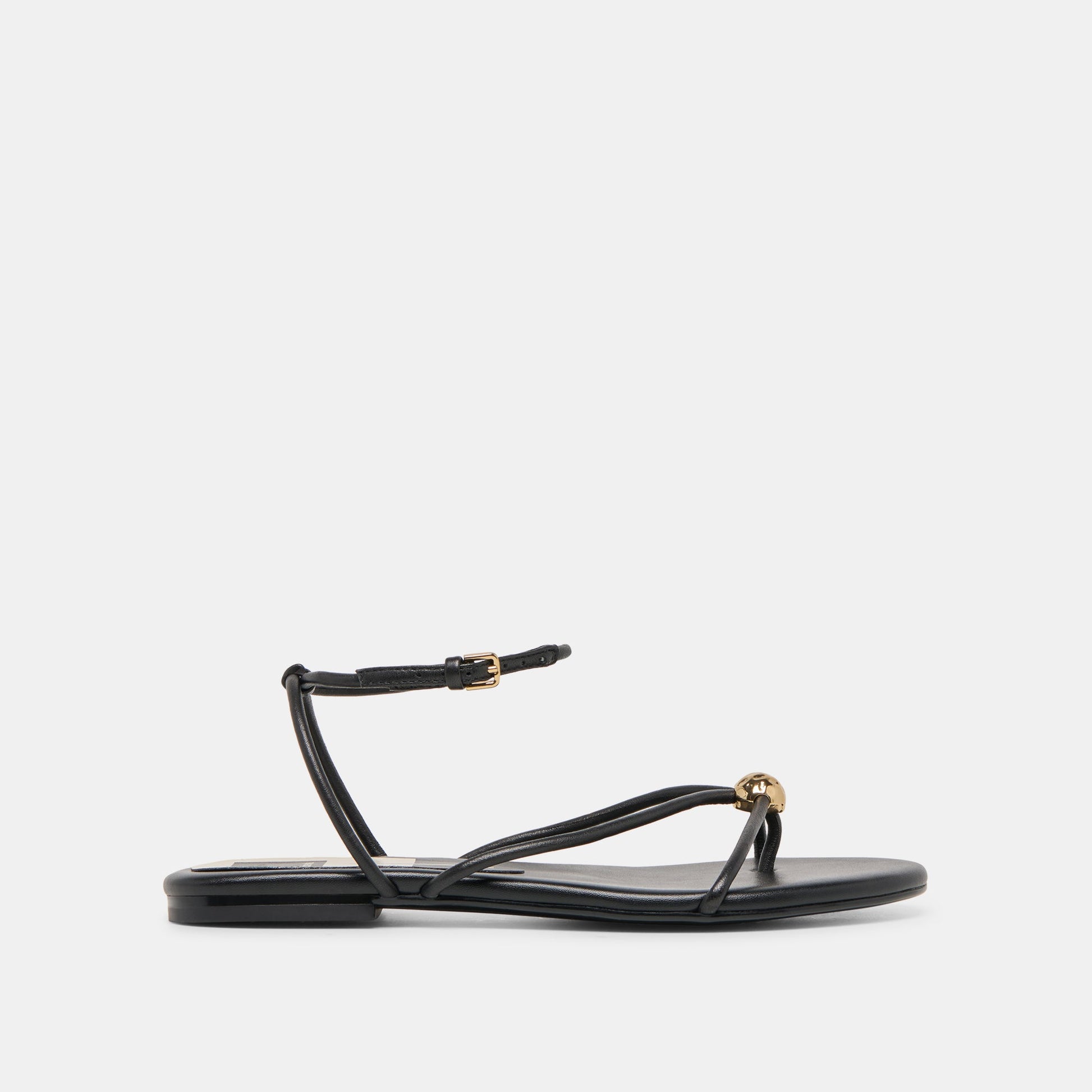 Kenley Black Leather Sandals Dolce Vita New