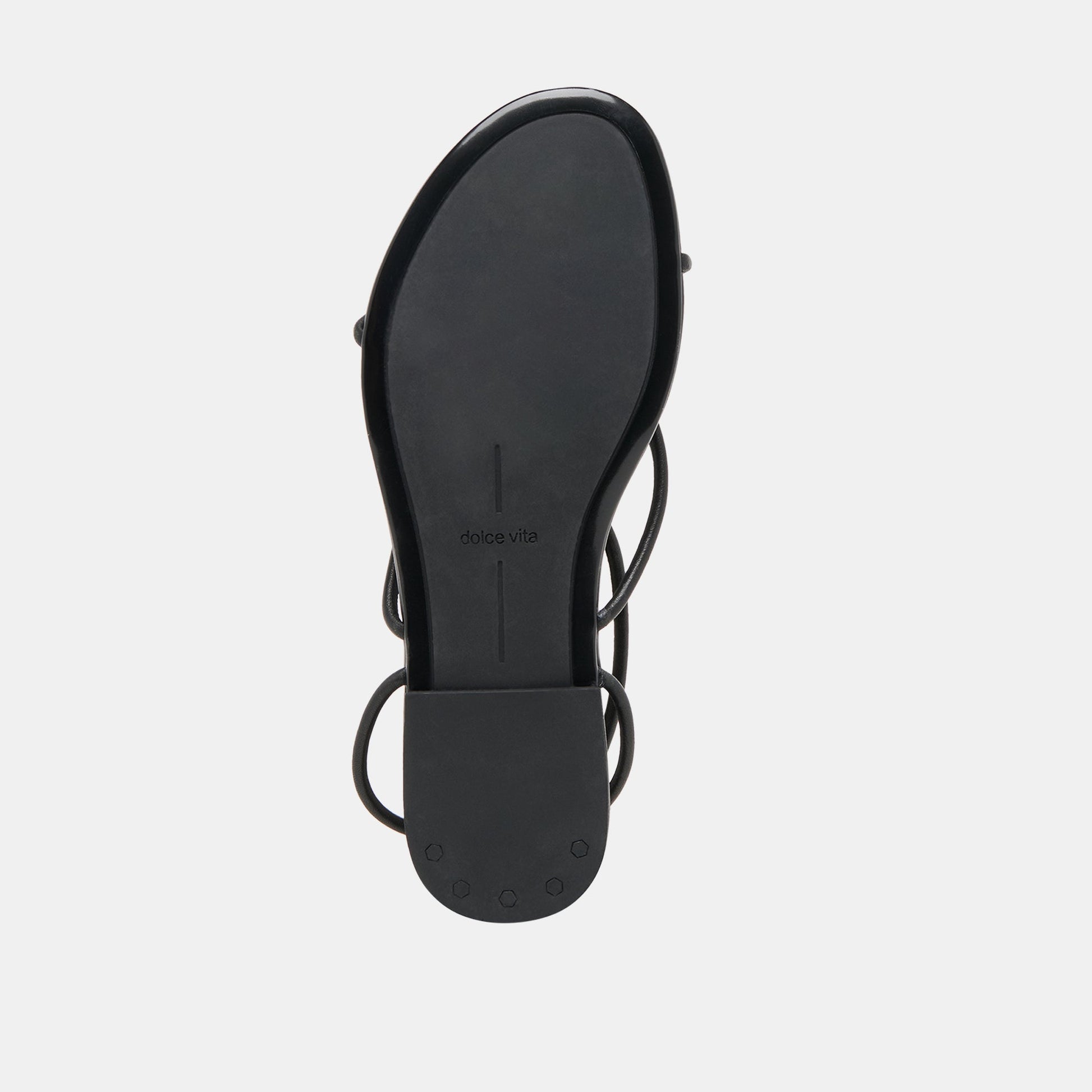Kenley Black Leather Sandals Dolce Vita New