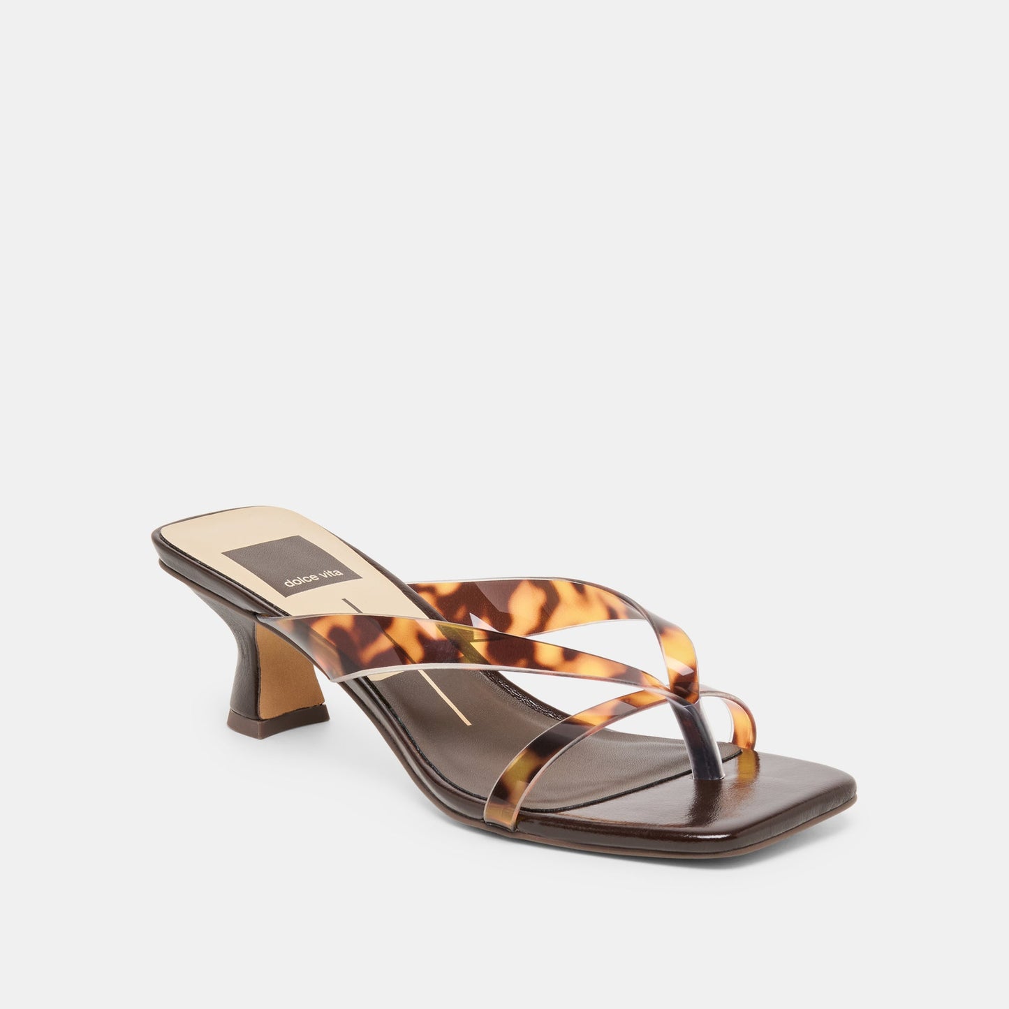 Brevel Vinyl Tortoise Jelly Heels Dolce Vita Sale
