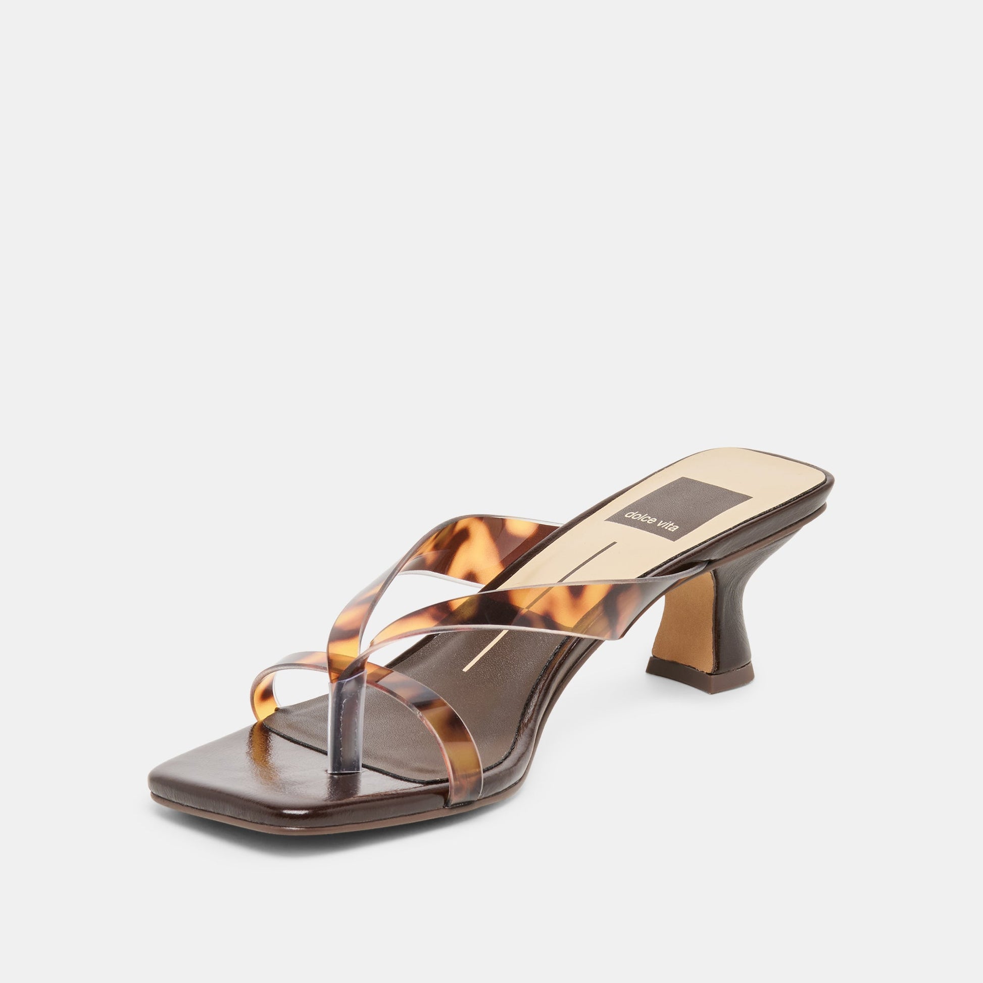 Brevel Vinyl Tortoise Jelly Heels Dolce Vita Sale
