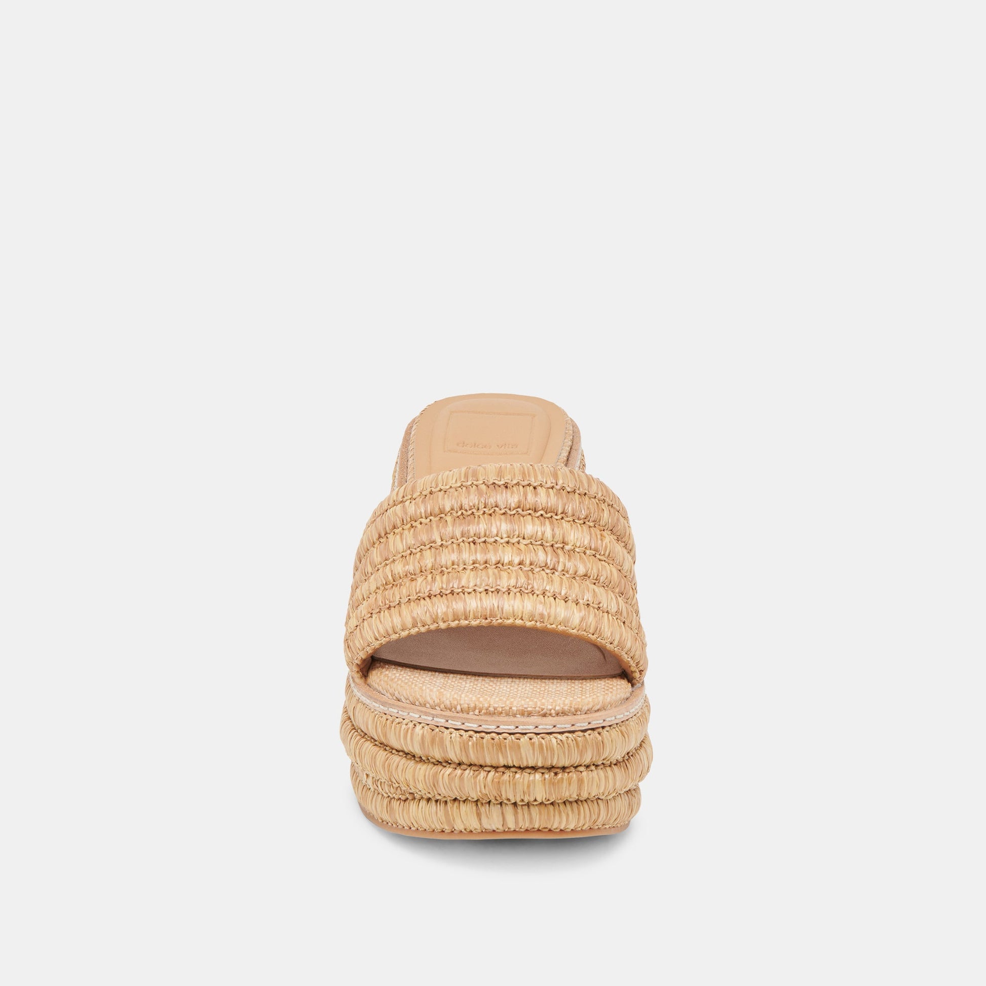 Throne Lt Natural Raffia Wedges Dolce Vita On sale