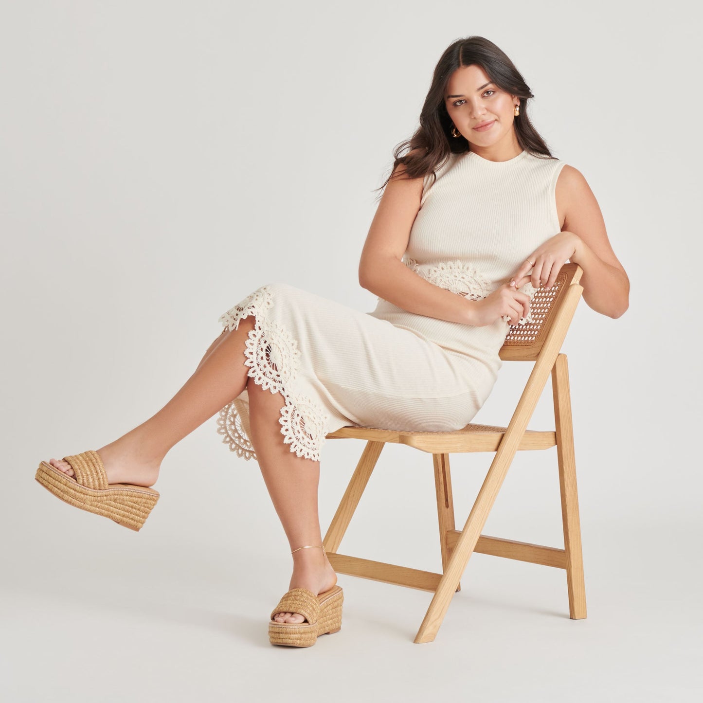 Throne Lt Natural Raffia Wedges Dolce Vita On sale