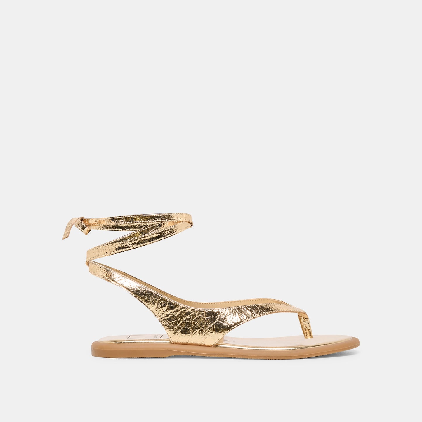 Jayden Gold Distressed Leather Sandals Dolce Vita us