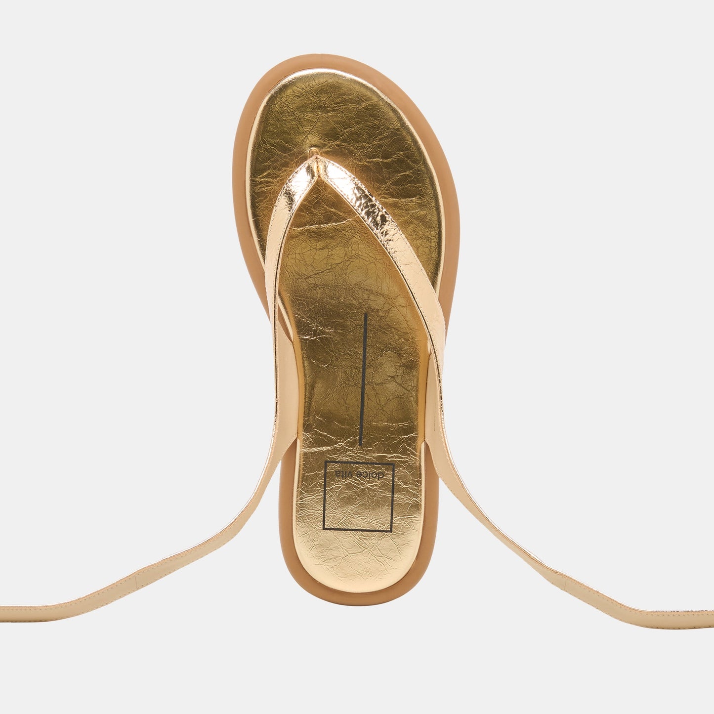 Jayden Gold Distressed Leather Sandals Dolce Vita us