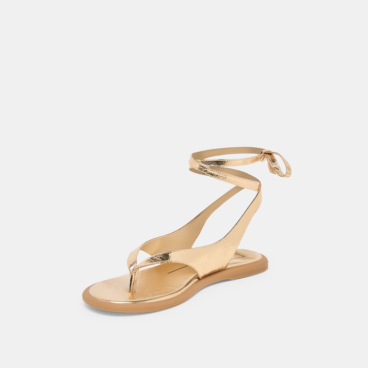 Jayden Gold Distressed Leather Sandals Dolce Vita us