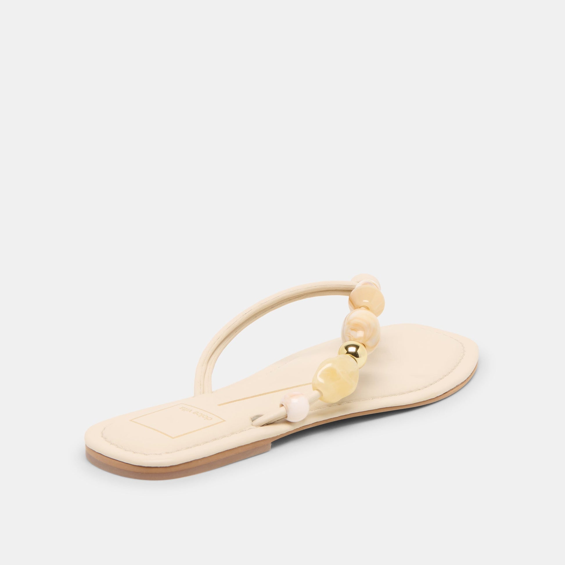 Cely Ivory Leather Sandals Dolce Vita On sale