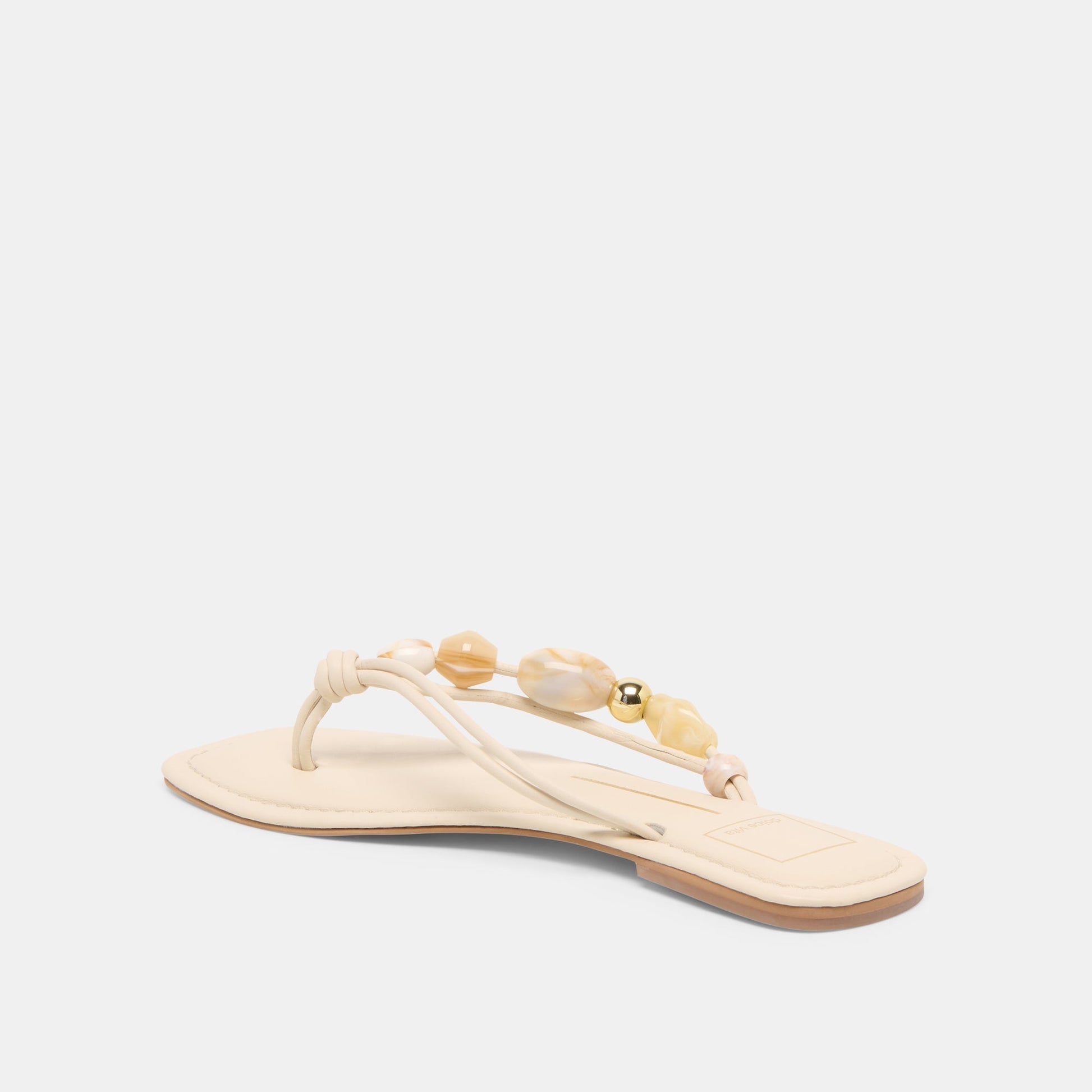 Cely Ivory Leather Sandals Dolce Vita On sale