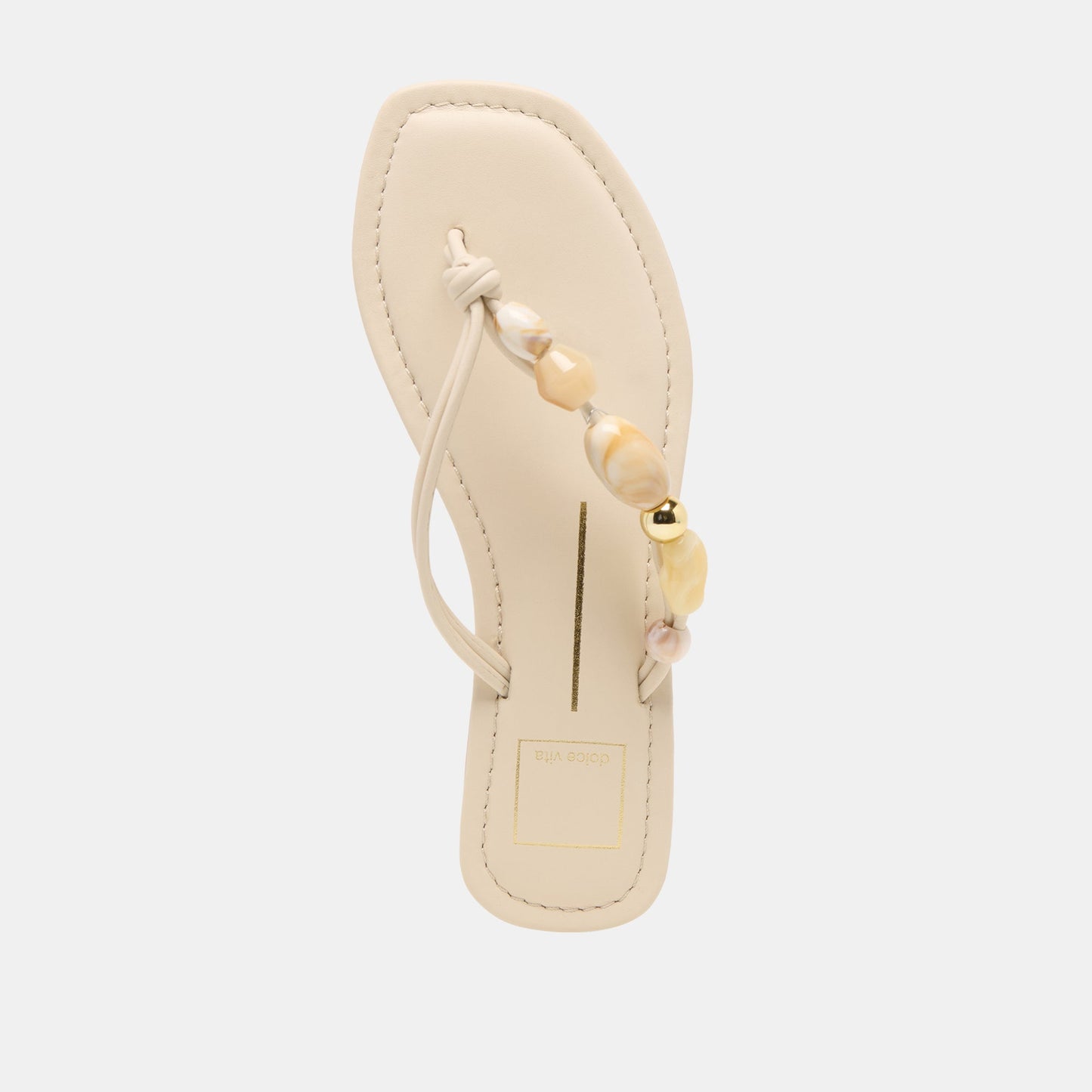 Cely Ivory Leather Sandals Dolce Vita On sale