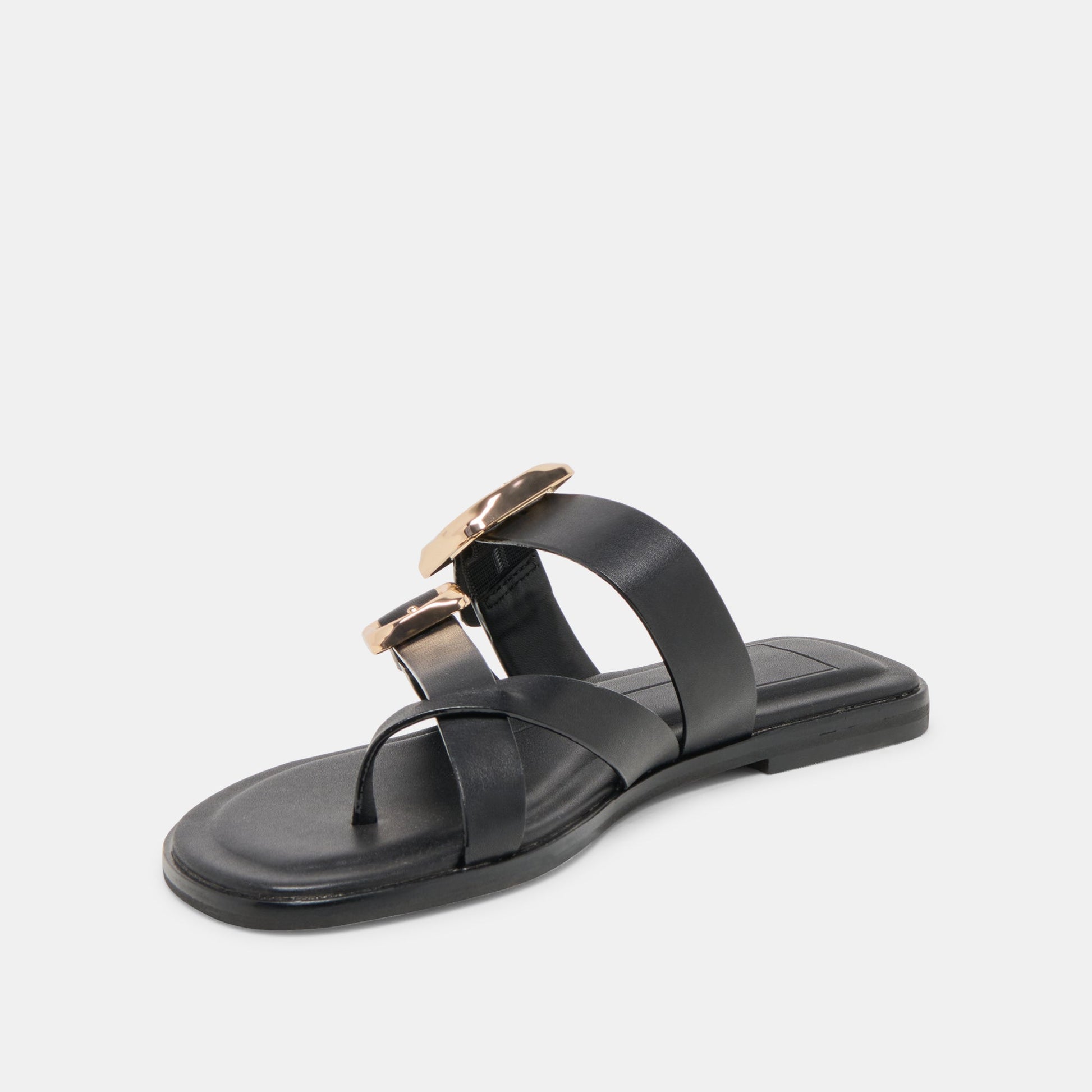 Shore Black Leather Sandals Dolce Vita Discount